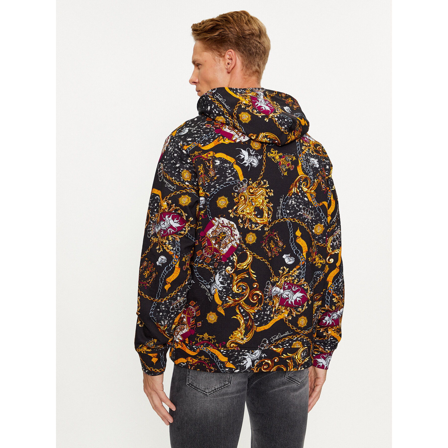 Just Cavalli Суитшърт 75OAI3C1 Цветен Regular Fit - Pepit.bg