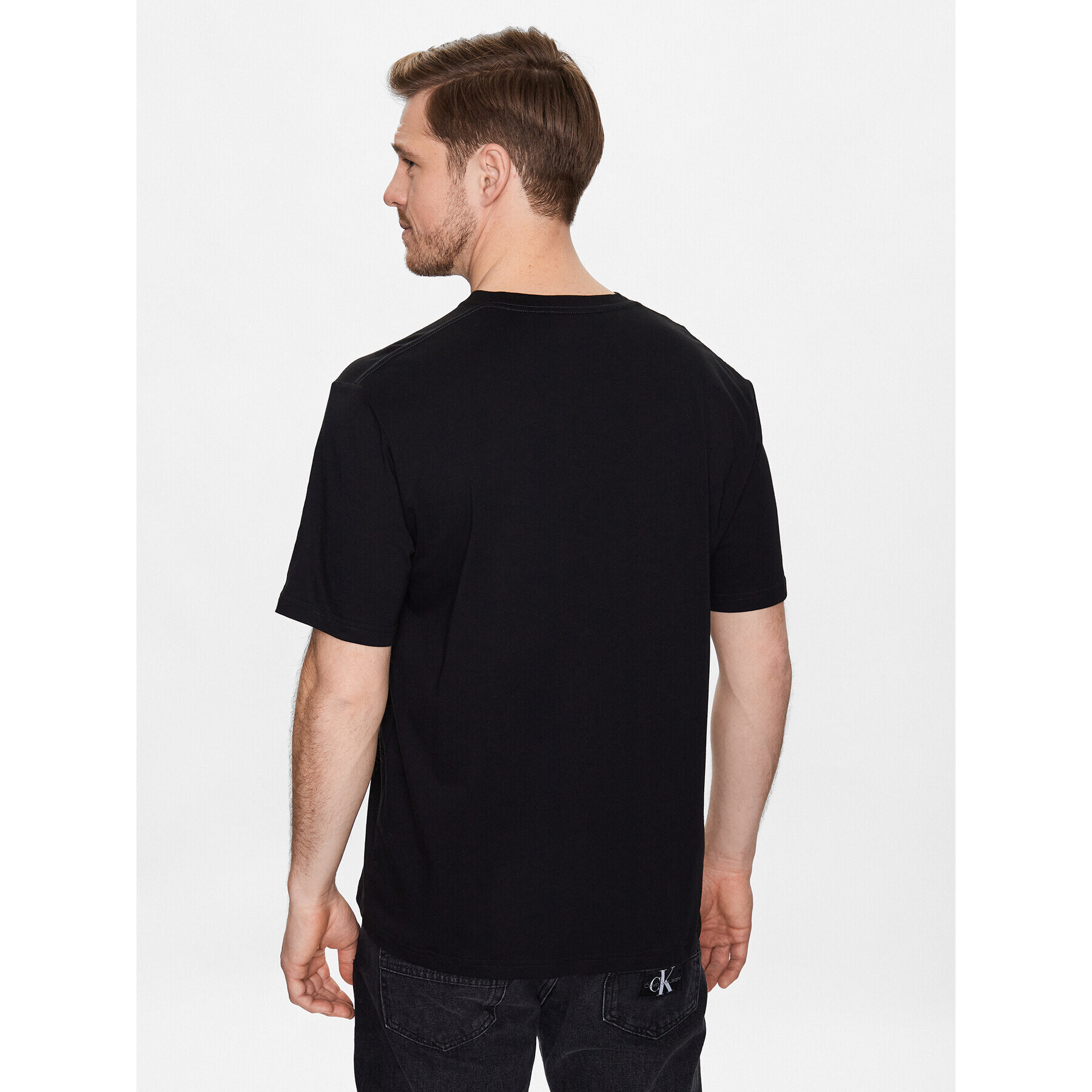 Just Cavalli Тишърт 74OBH600 Черен Regular Fit - Pepit.bg