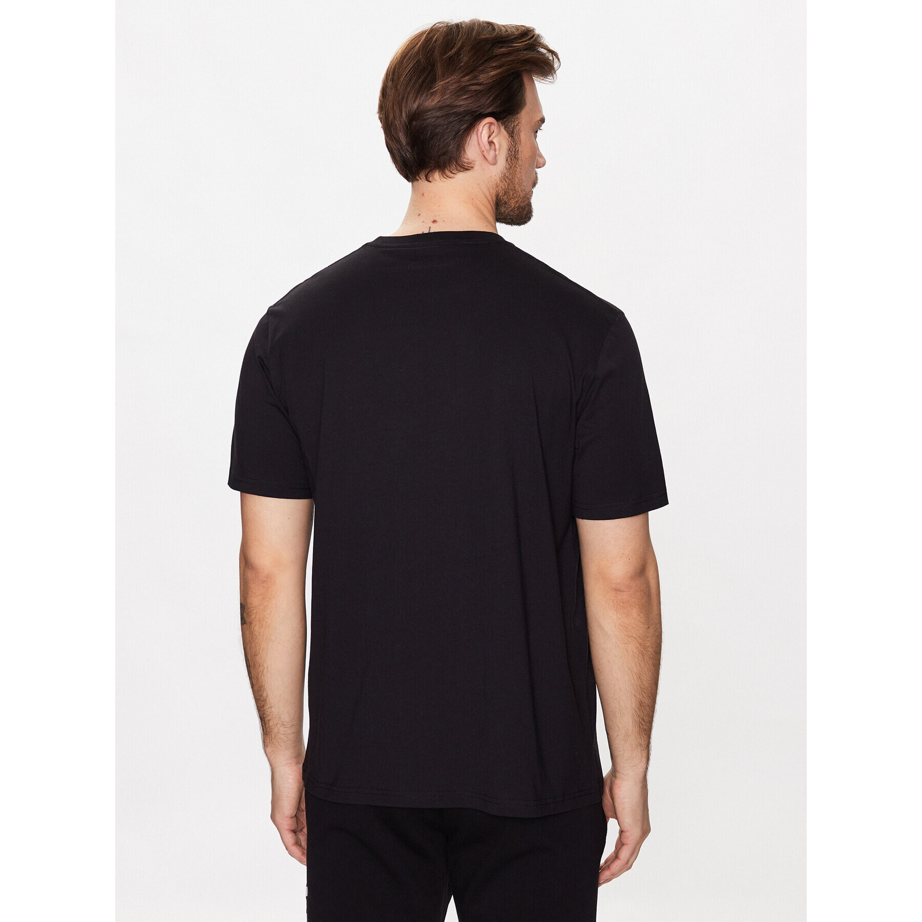 Just Cavalli Тишърт 74OBHF01 Черен Regular Fit - Pepit.bg
