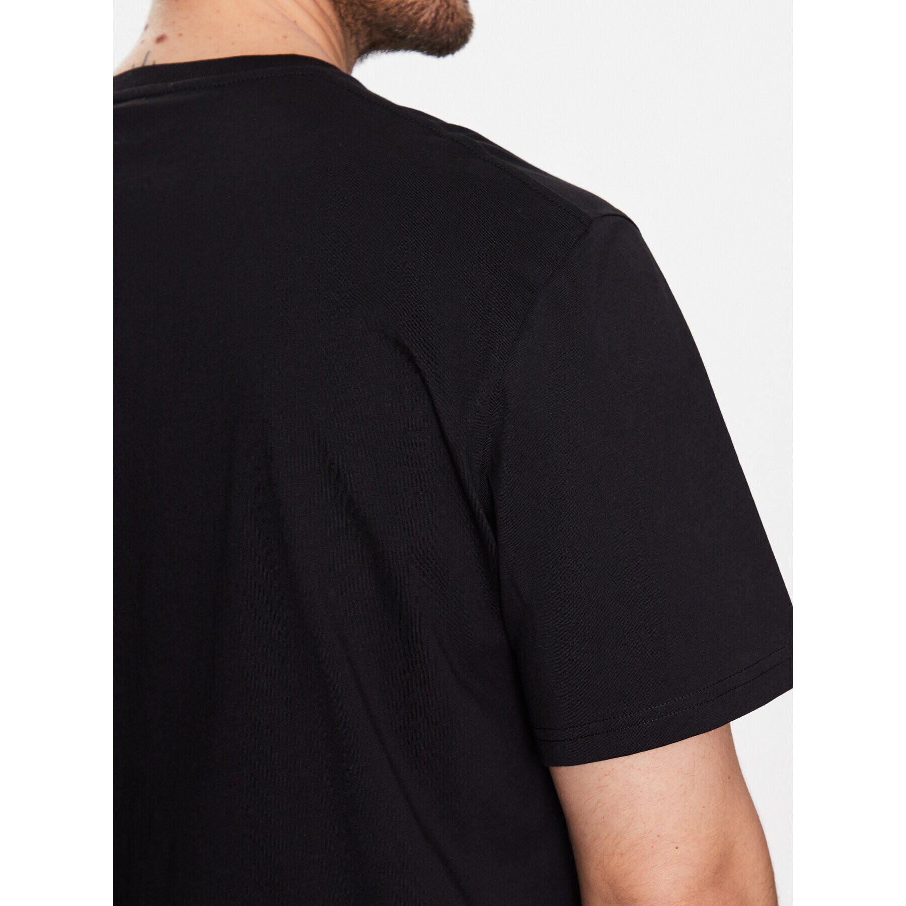 Just Cavalli Тишърт 74OBHF03 Черен Regular Fit - Pepit.bg