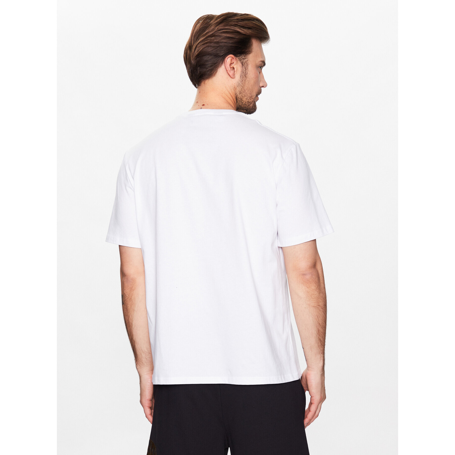 Just Cavalli Тишърт 74OBHF05 Бял Regular Fit - Pepit.bg