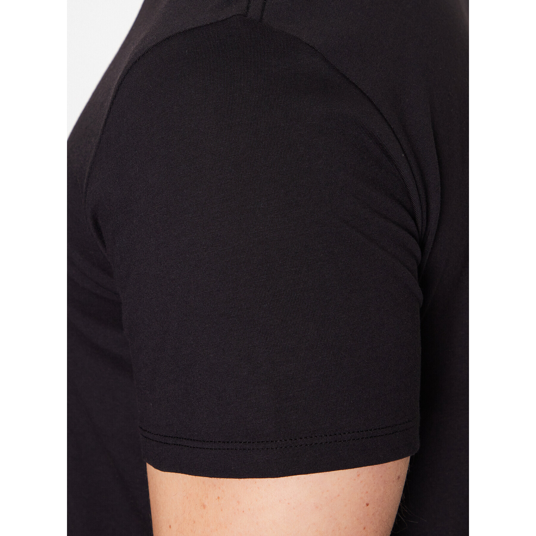 Just Cavalli Тишърт 74OBHF08 Черен Regular Fit - Pepit.bg