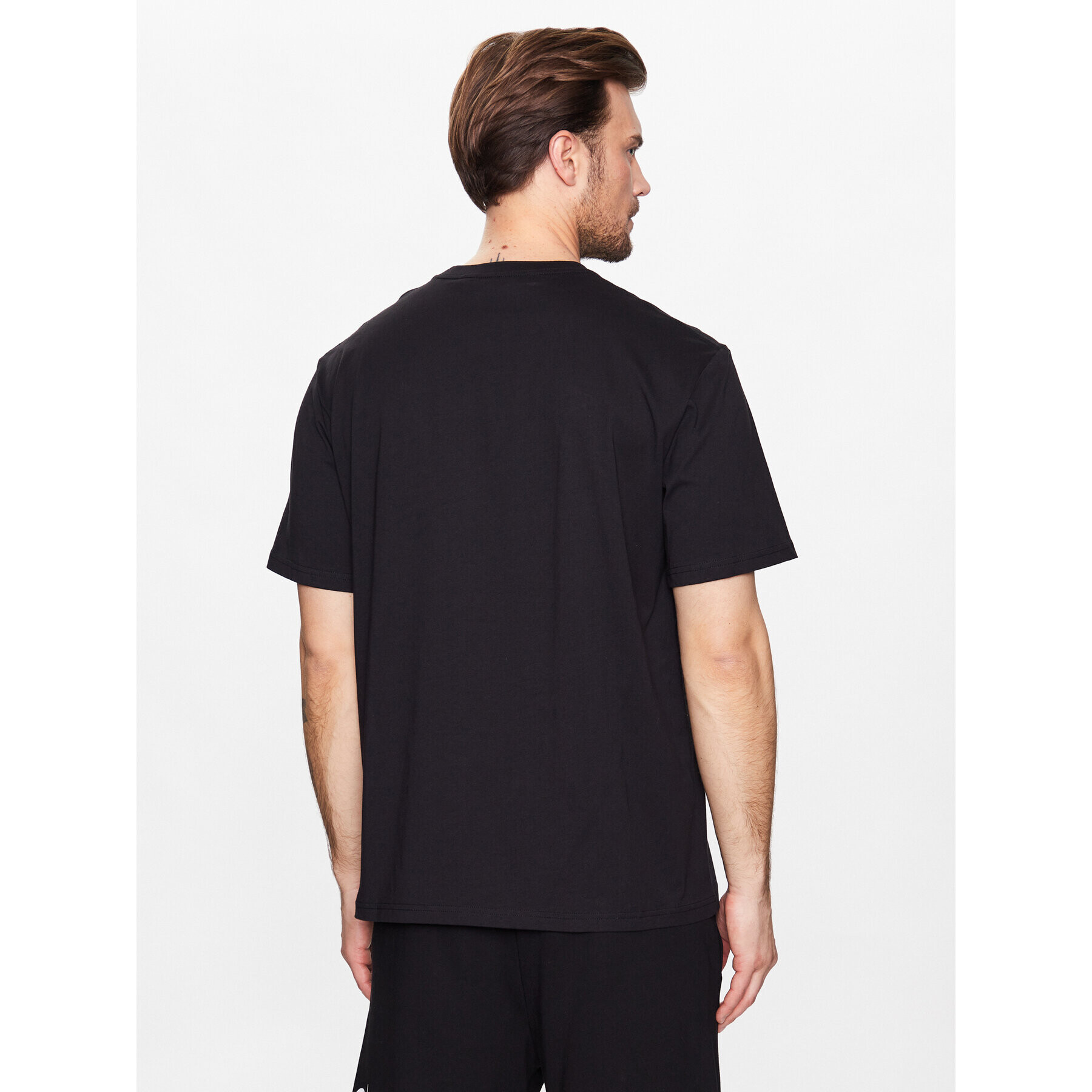 Just Cavalli Тишърт 74OBHF17 Черен Regular Fit - Pepit.bg