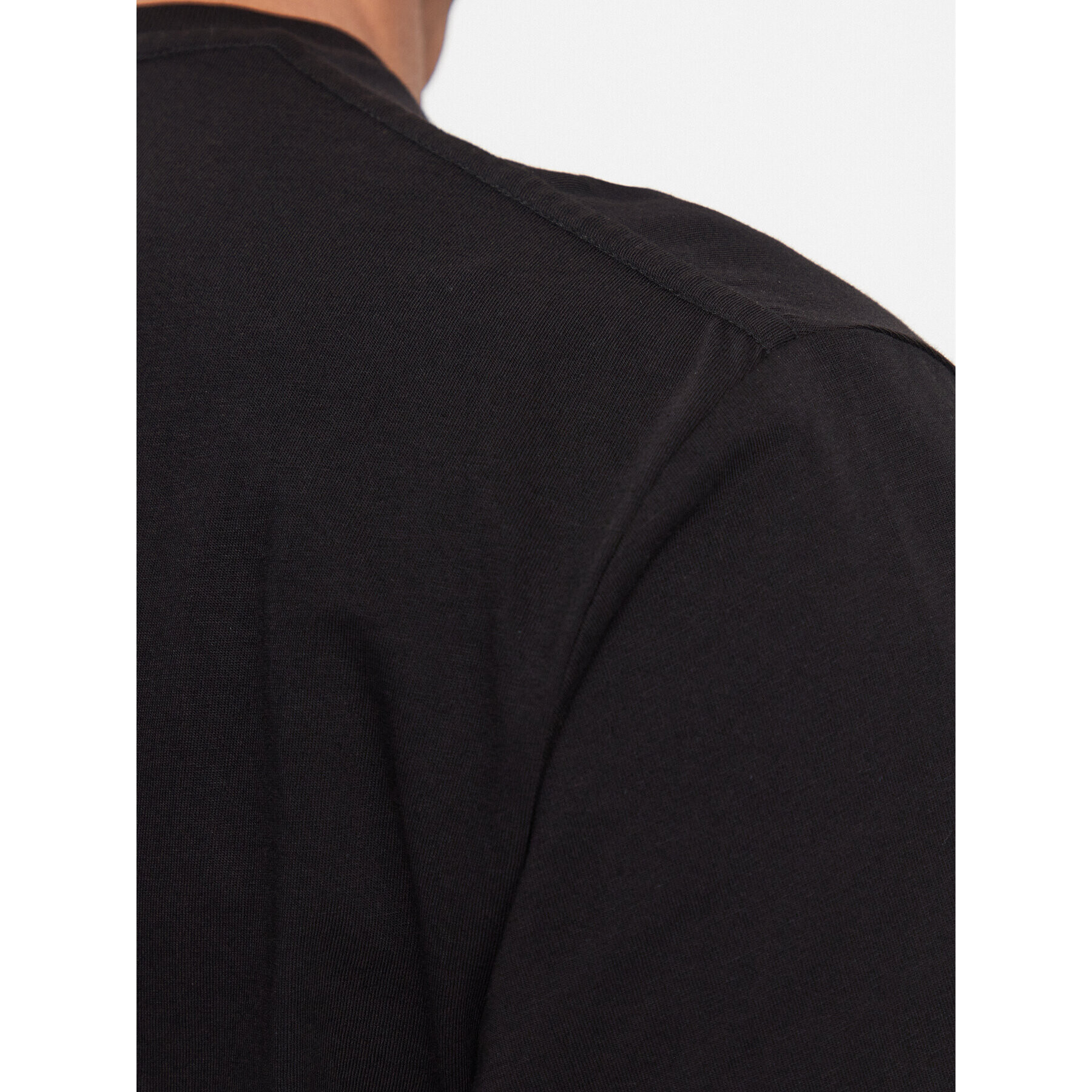Just Cavalli Тишърт 75OAHF03 Черен Regular Fit - Pepit.bg