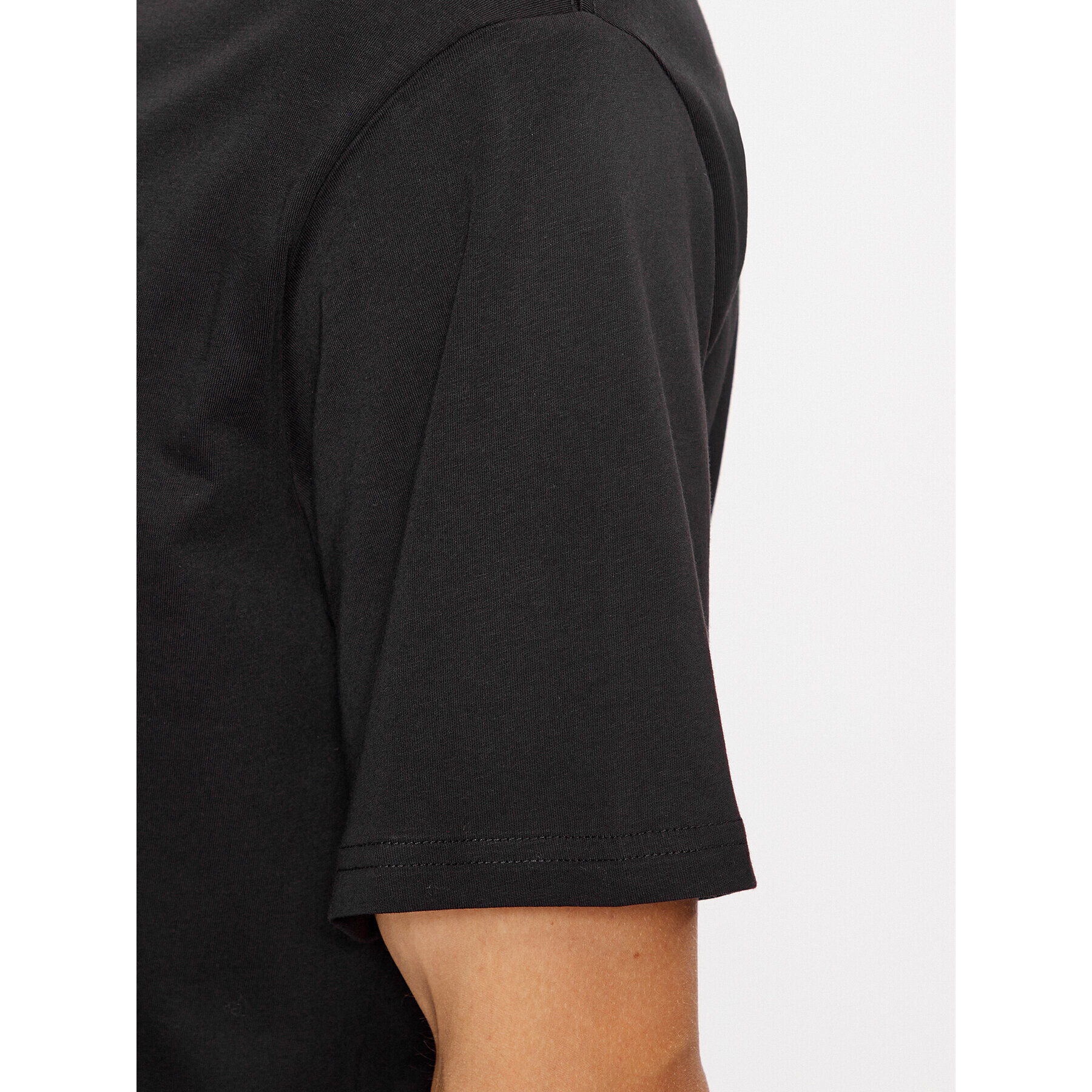 Just Cavalli Тишърт 75OAHG03 Черен Regular Fit - Pepit.bg