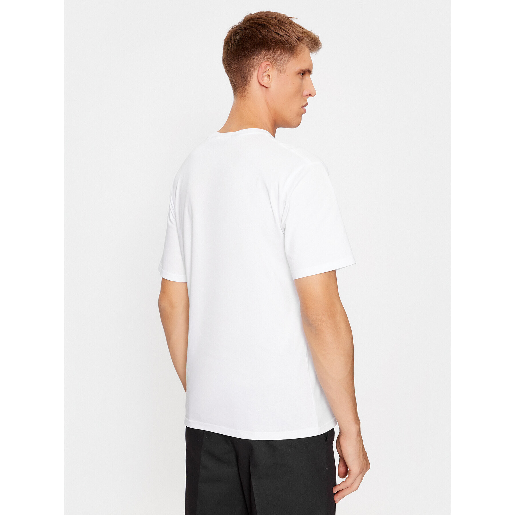 Just Cavalli Тишърт 75OAHT01 Бял Regular Fit - Pepit.bg