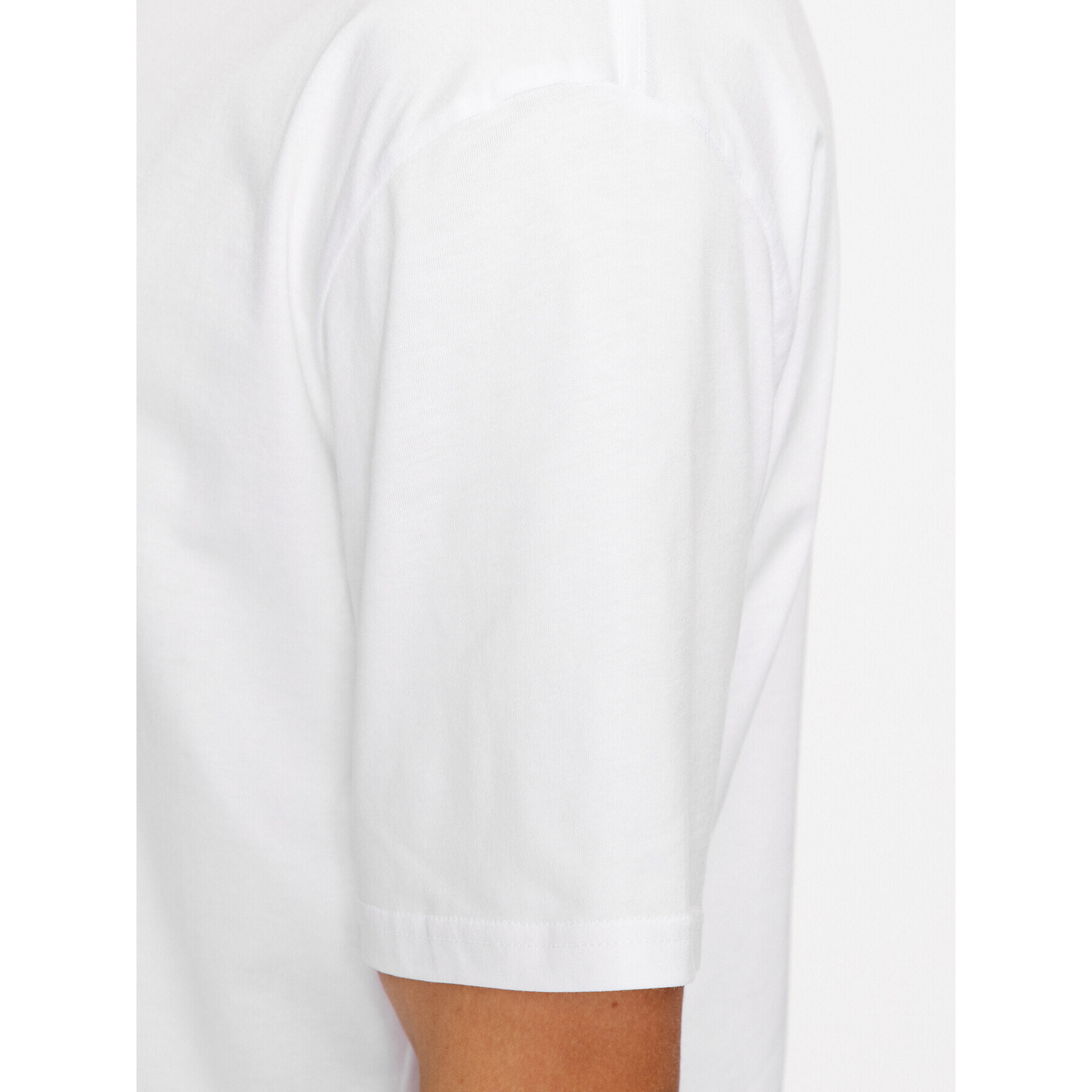 Just Cavalli Тишърт 75OAHT01 Бял Regular Fit - Pepit.bg