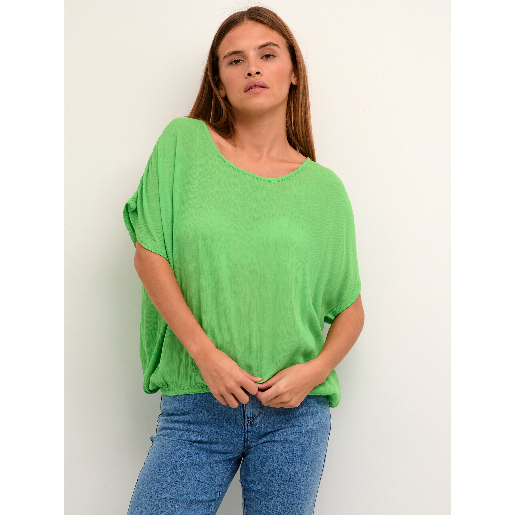 Kaffe Блуза Amber 10500781 Зелен Loose Fit - Pepit.bg