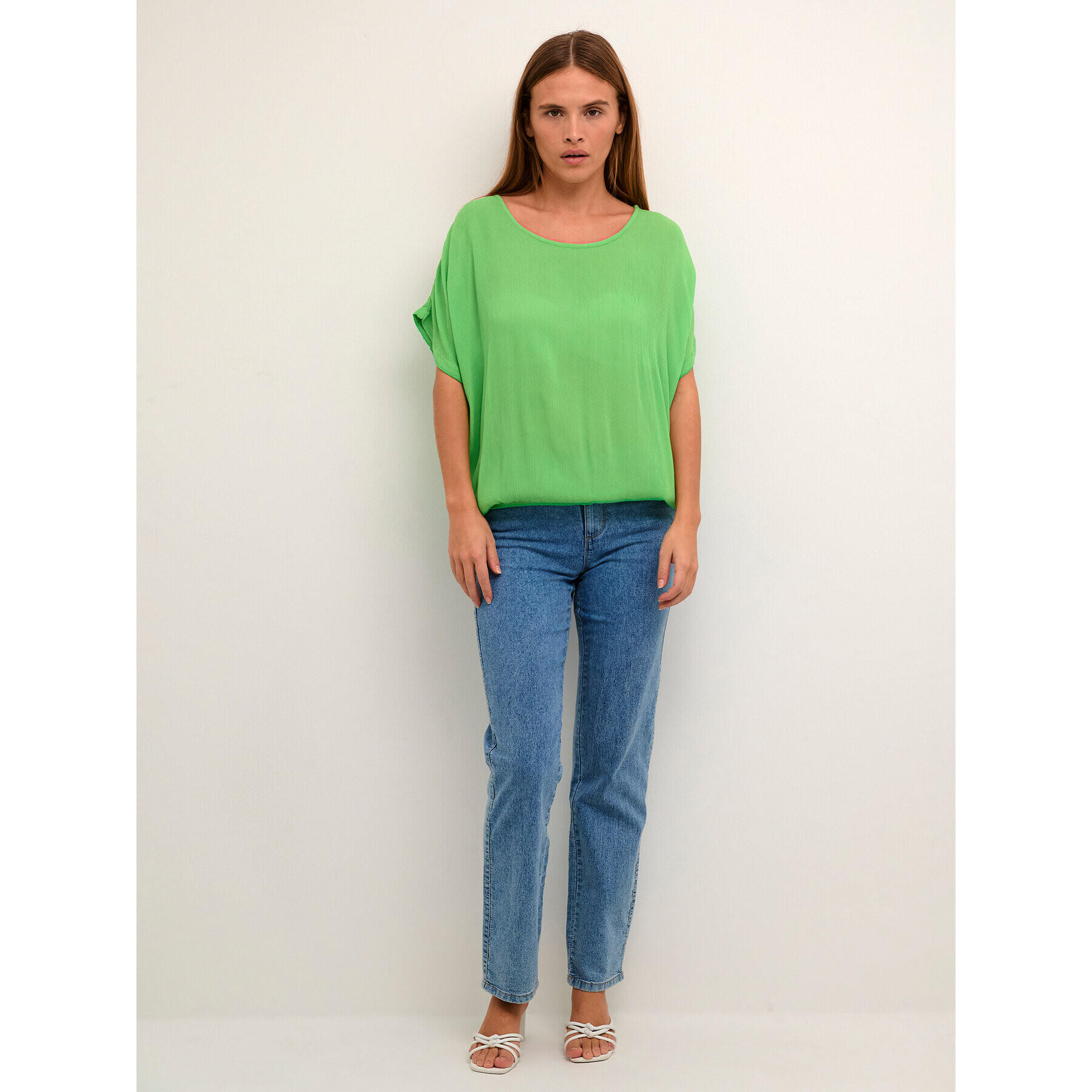 Kaffe Блуза Amber 10500781 Зелен Loose Fit - Pepit.bg