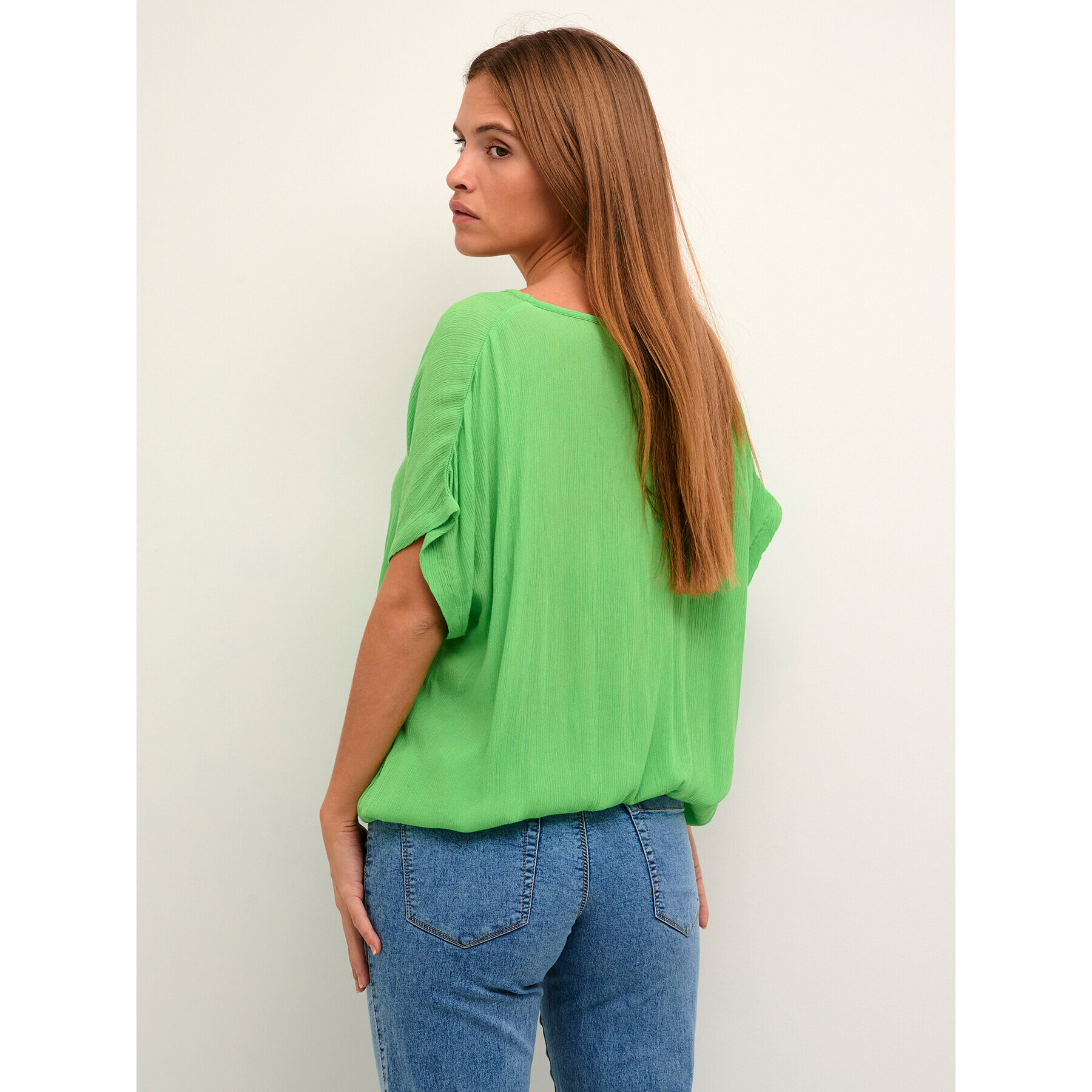 Kaffe Блуза Amber 10500781 Зелен Loose Fit - Pepit.bg
