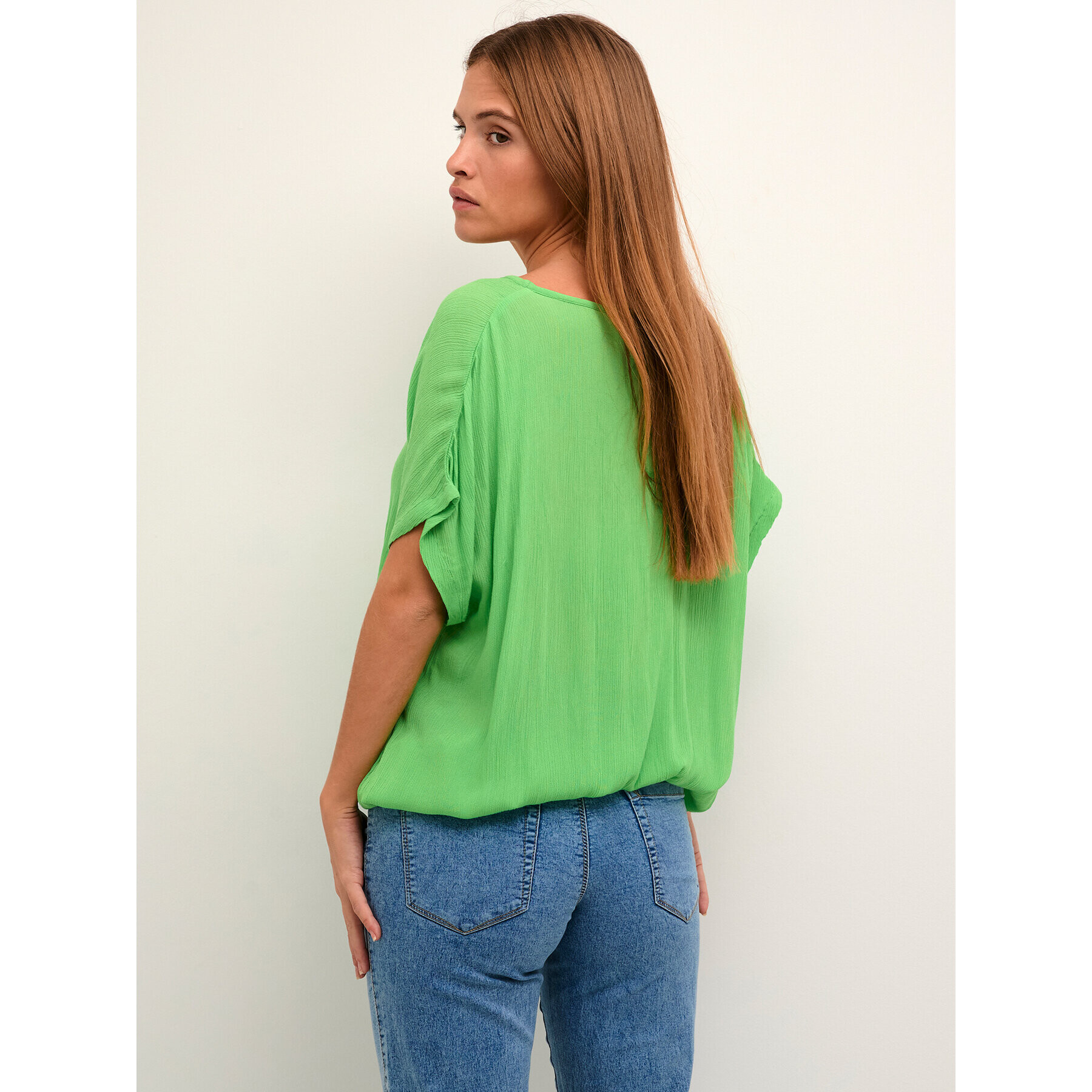 Kaffe Блуза Amber 10500781 Зелен Loose Fit - Pepit.bg
