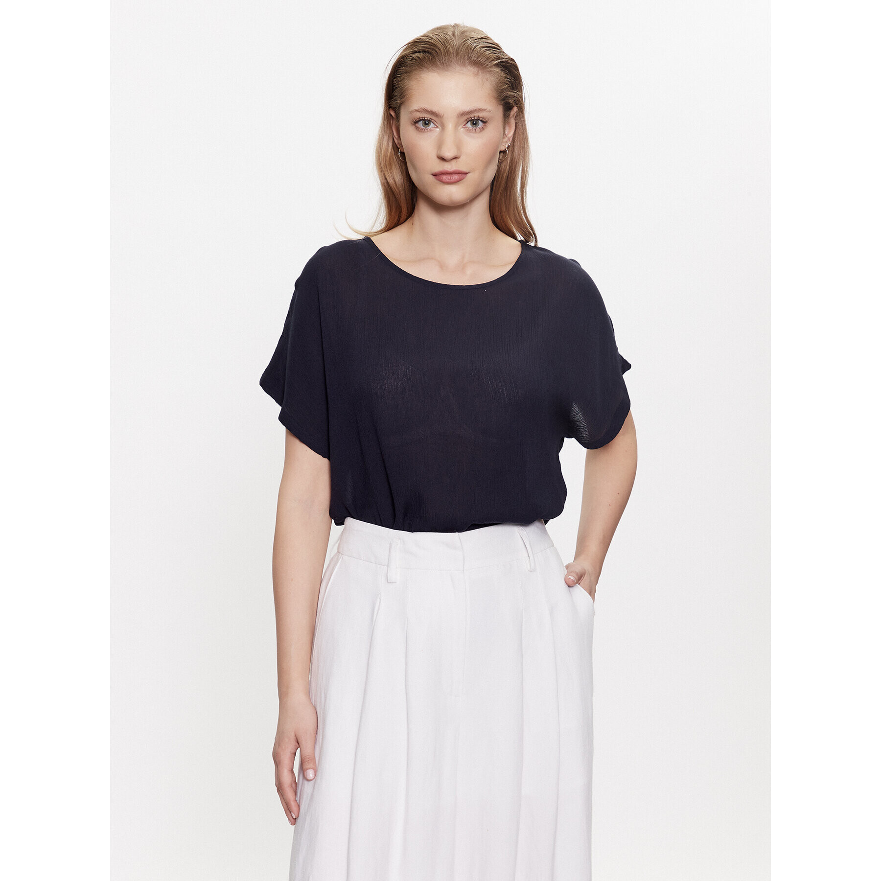 Kaffe Блуза Amber Stanley 10500781 Тъмносин Loose Fit - Pepit.bg