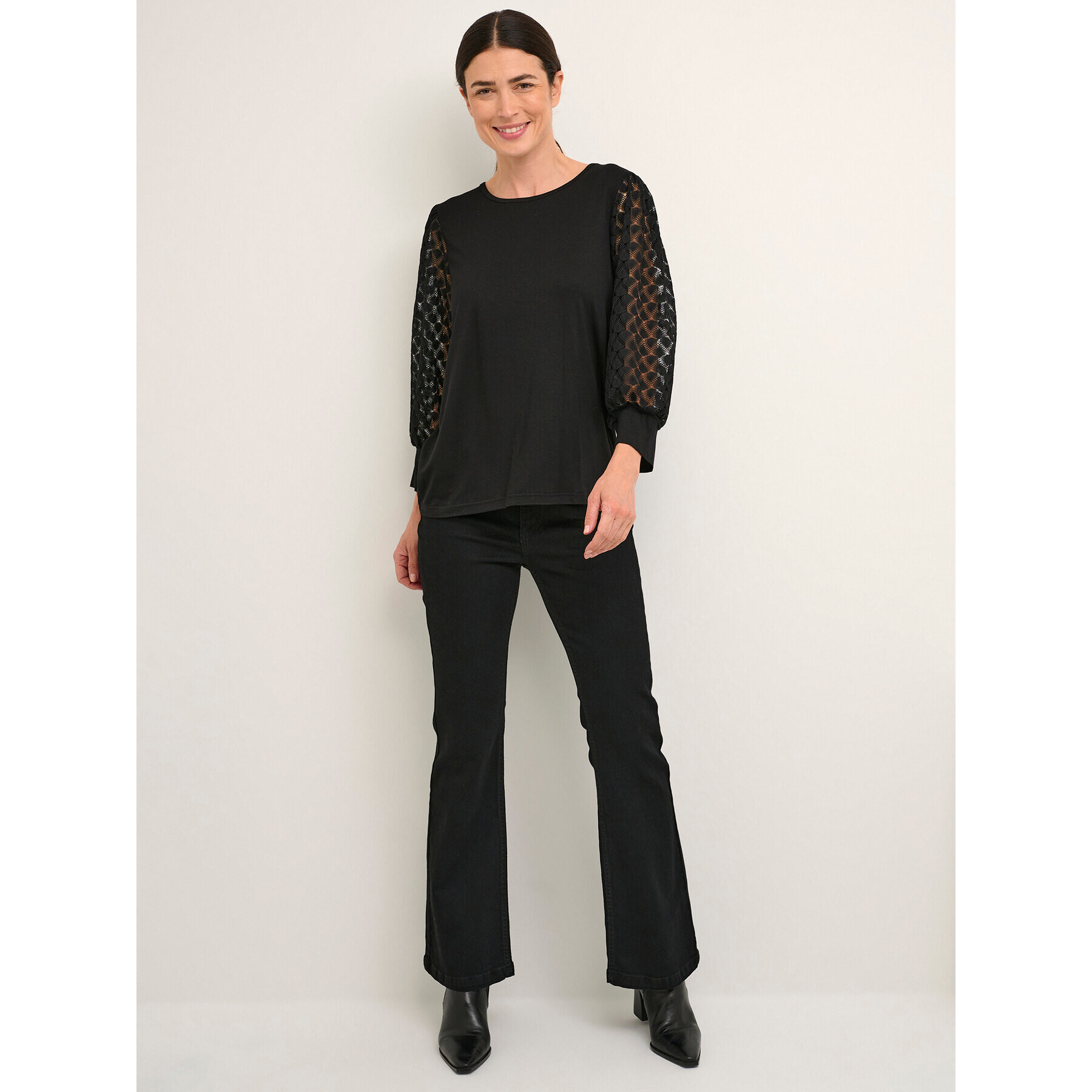 Kaffe Блуза Becca 10506942 Черен Regular Fit - Pepit.bg