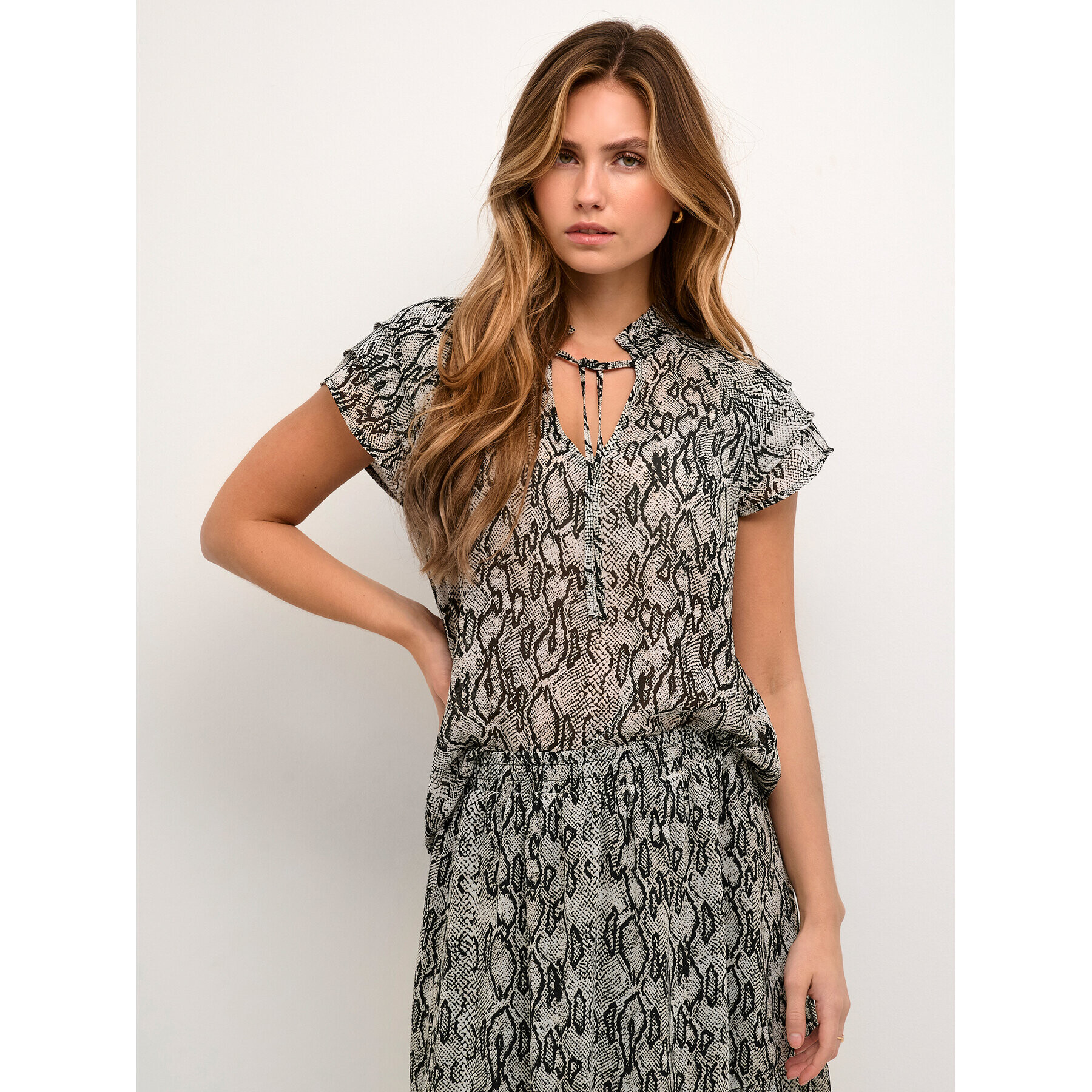Kaffe Блуза Carmen 10507436 Сив Loose Fit - Pepit.bg