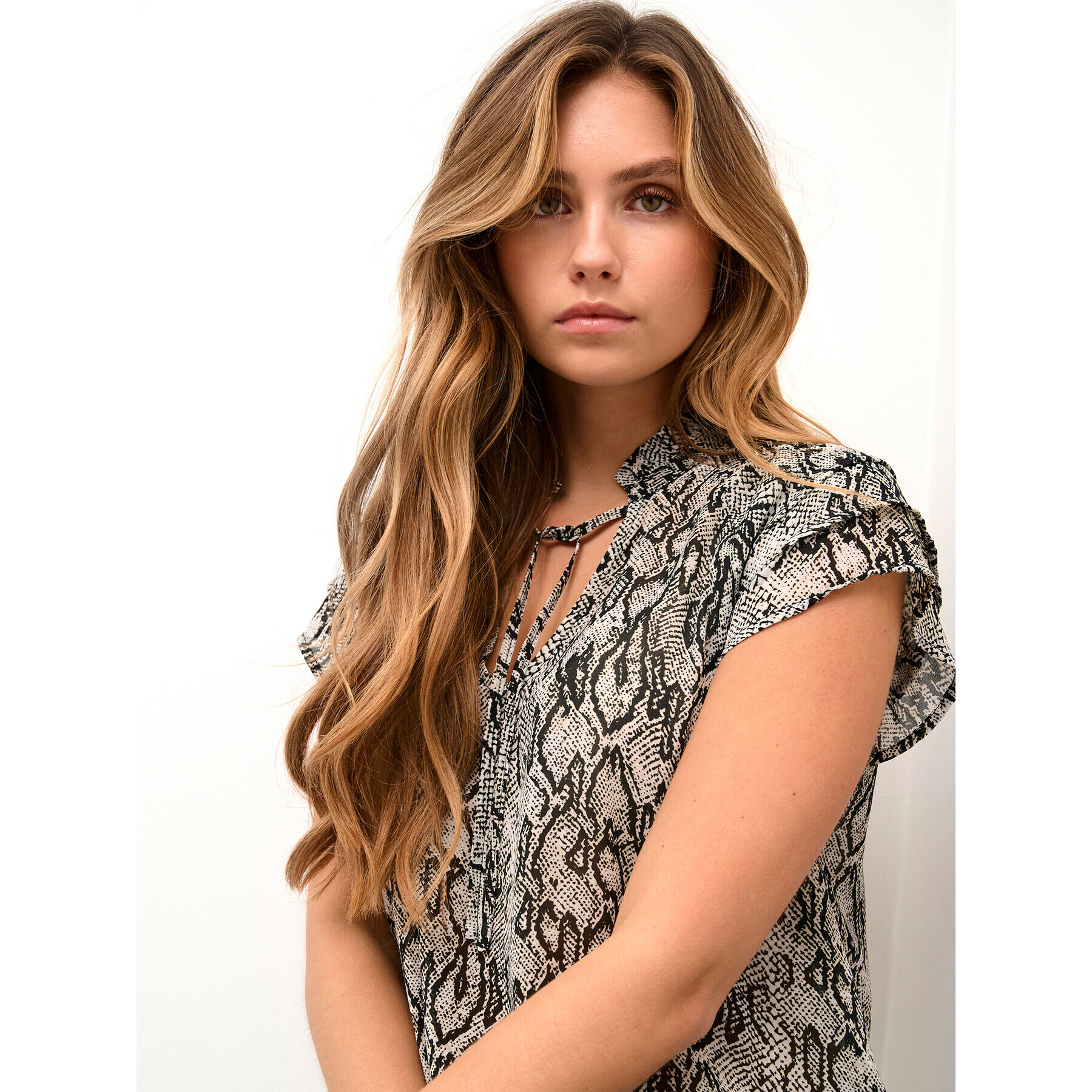 Kaffe Блуза Carmen 10507436 Сив Loose Fit - Pepit.bg