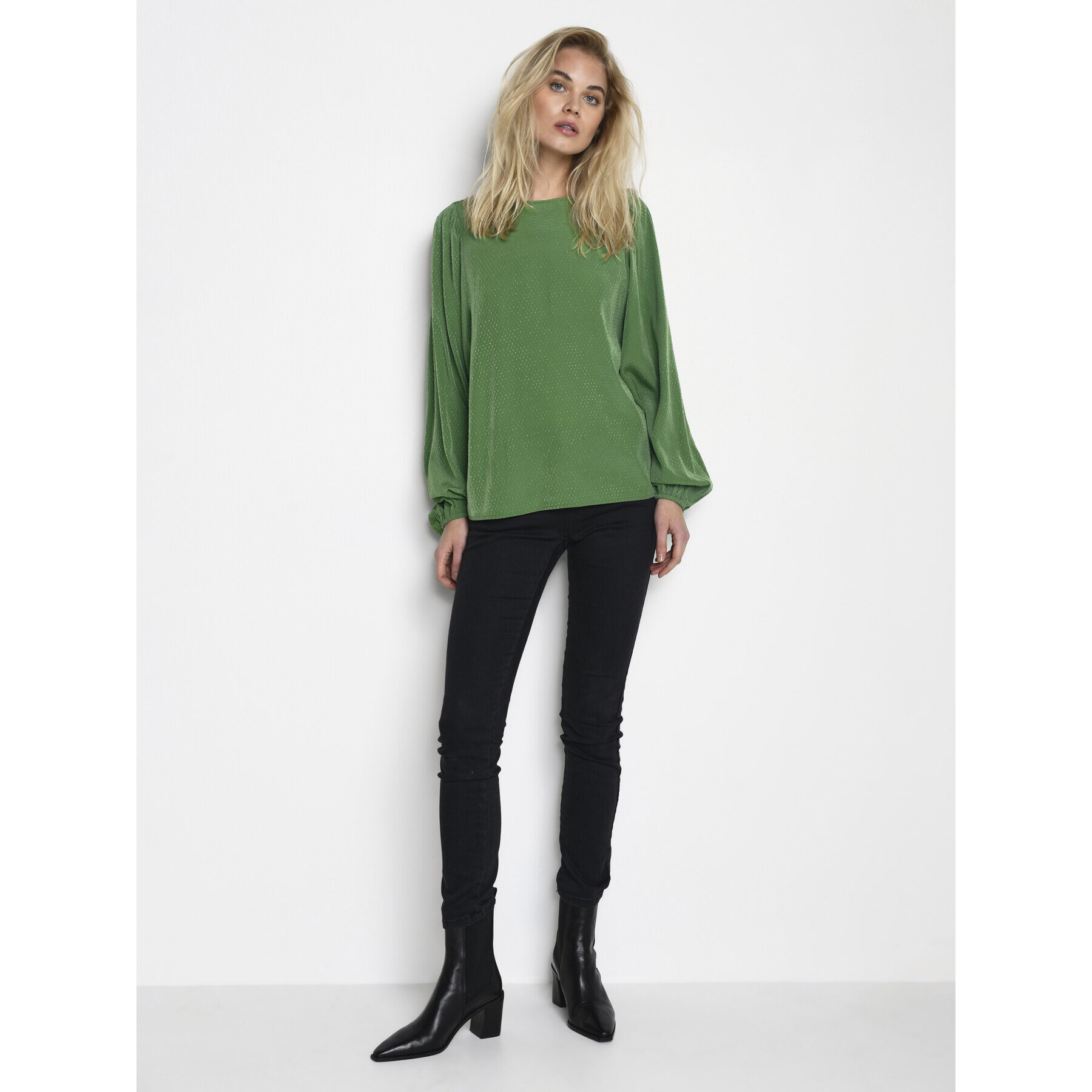 Kaffe Блуза Catia 10506810 Зелен Regular Fit - Pepit.bg