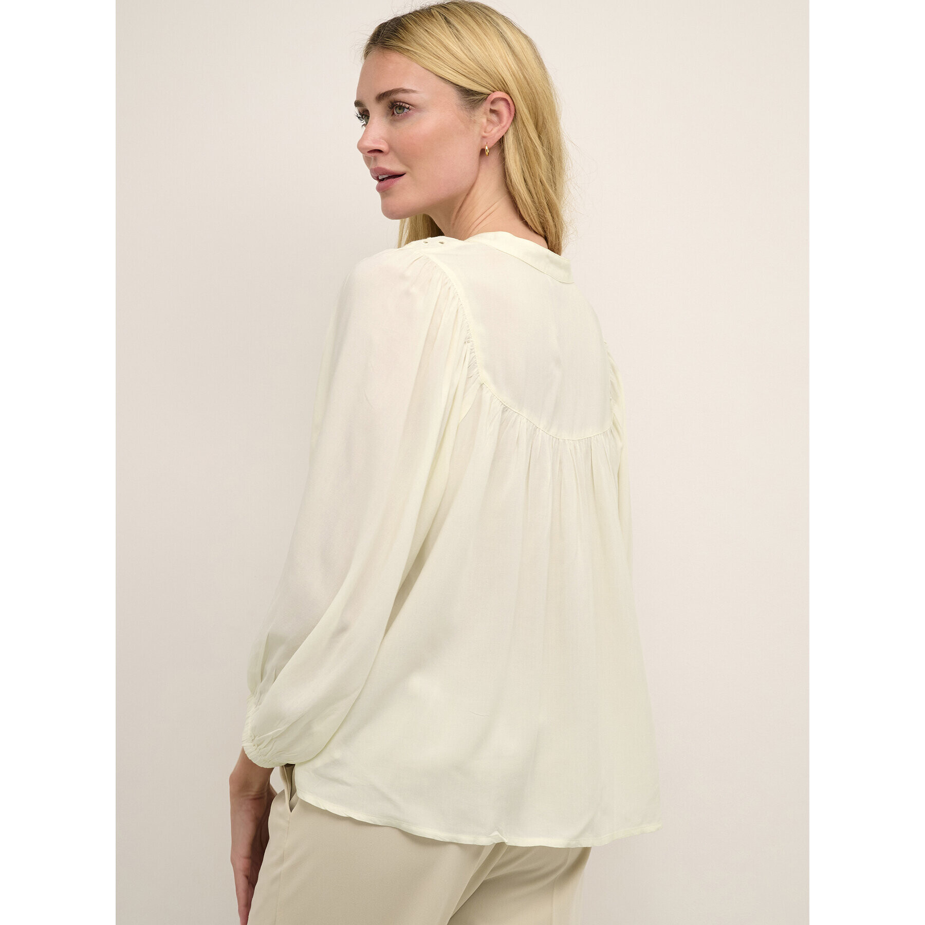 Kaffe Блуза Dora 10507387 Бял Loose Fit - Pepit.bg