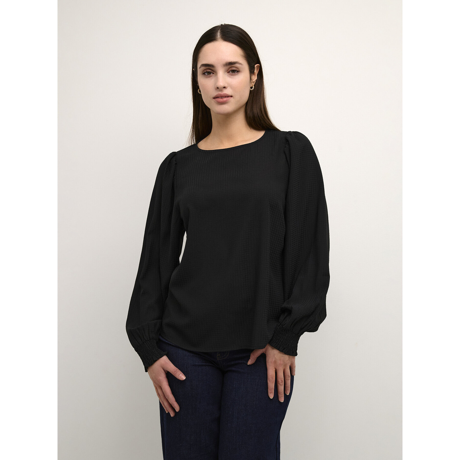 Kaffe Блуза Kadorte 10507840 Черен Regular Fit - Pepit.bg
