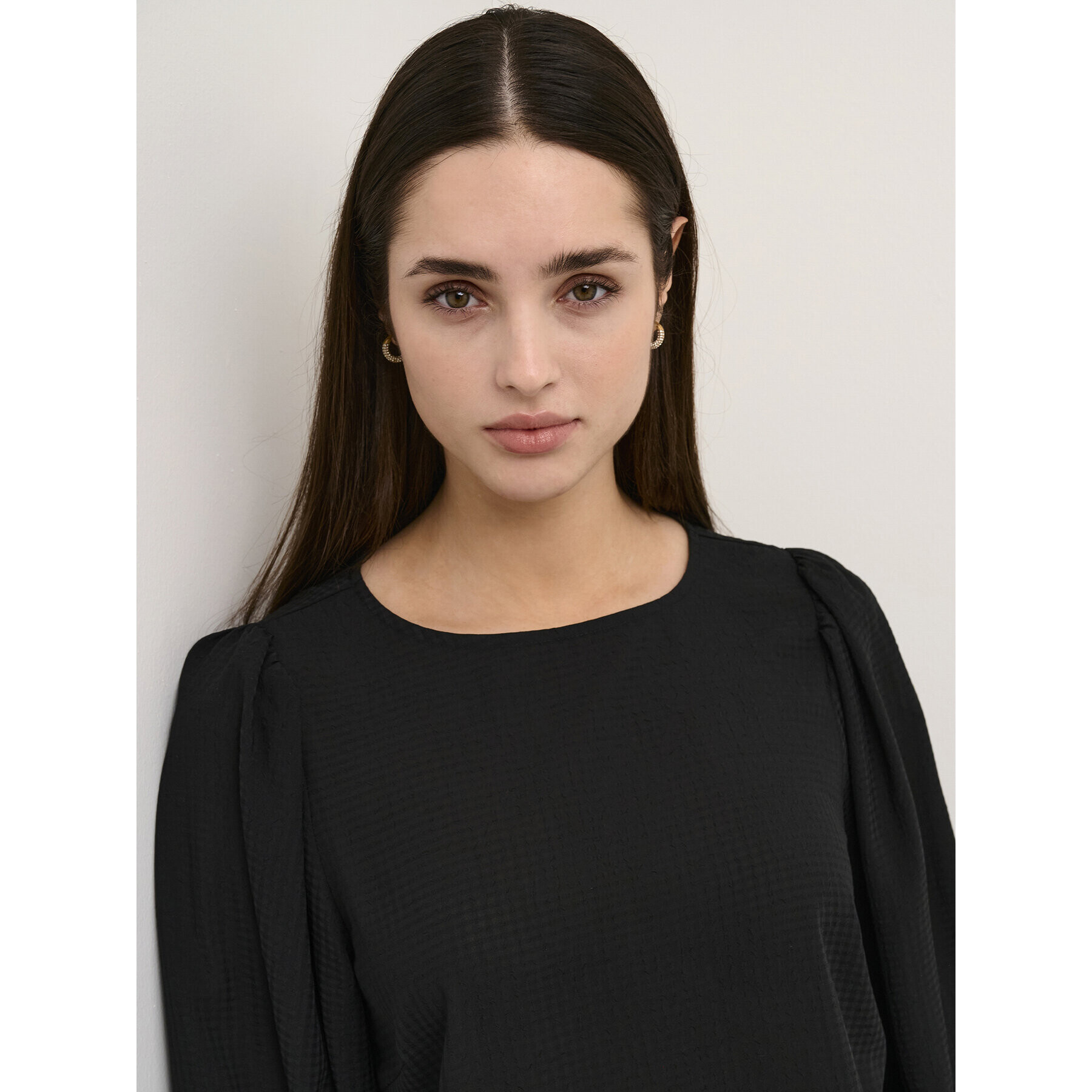 Kaffe Блуза Kadorte 10507840 Черен Regular Fit - Pepit.bg