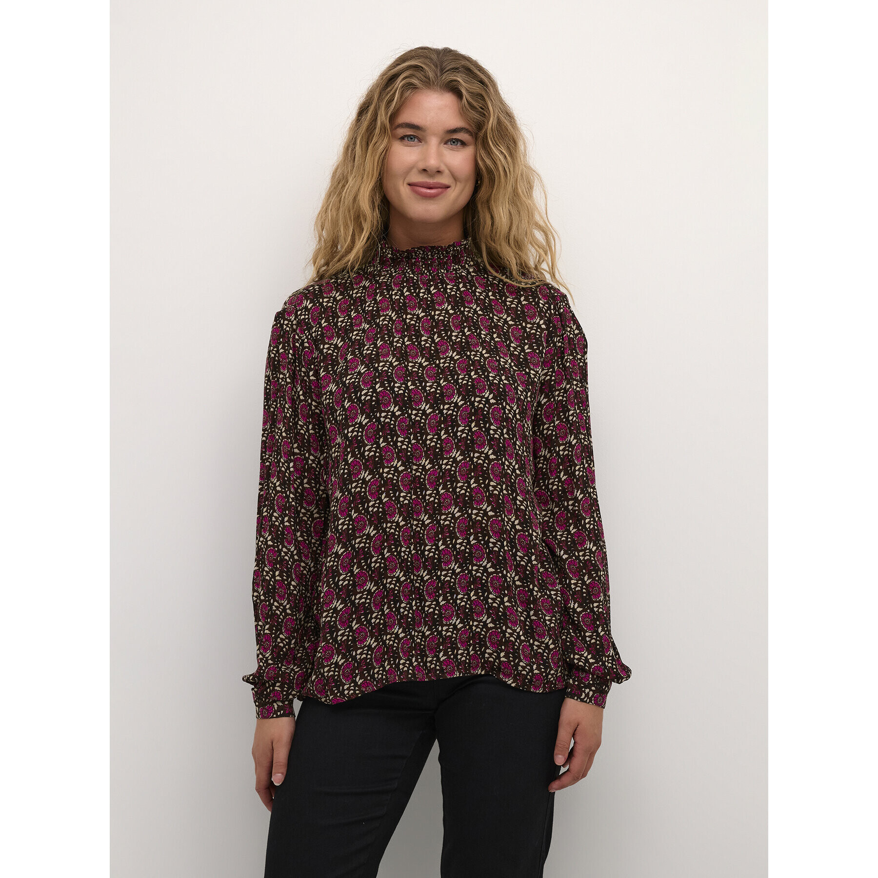 Kaffe Блуза Kakarina Amber 10507851 Розов Regular Fit - Pepit.bg