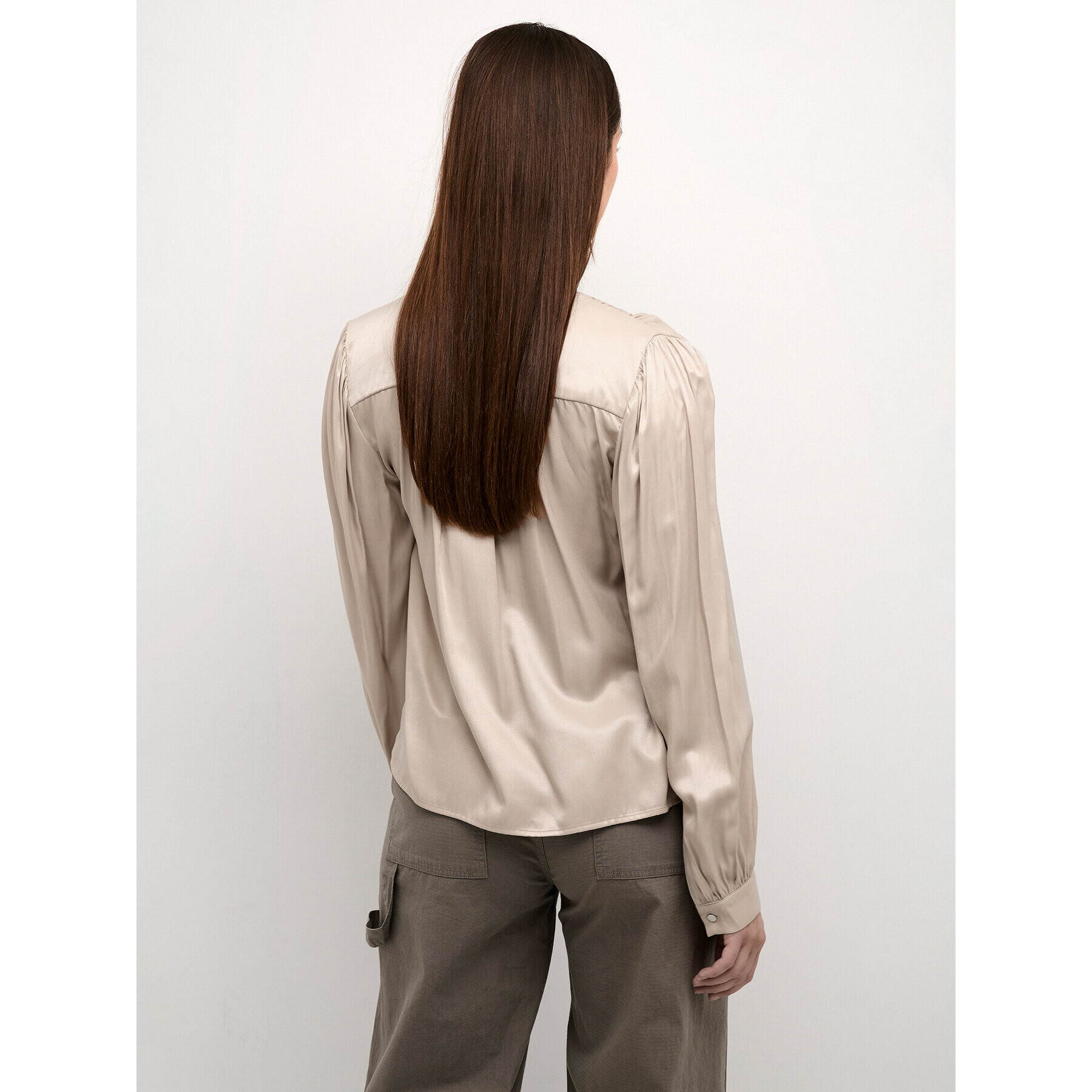 Kaffe Блуза Kalaura 10507787 Сив Loose Fit - Pepit.bg