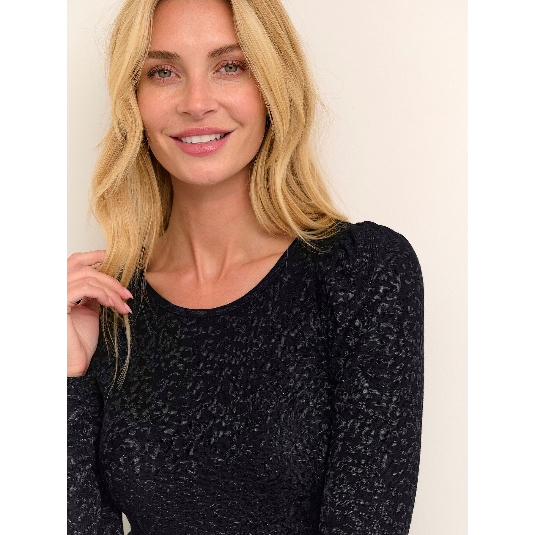 Kaffe Блуза Kamilla 10506929 Черен Regular Fit - Pepit.bg
