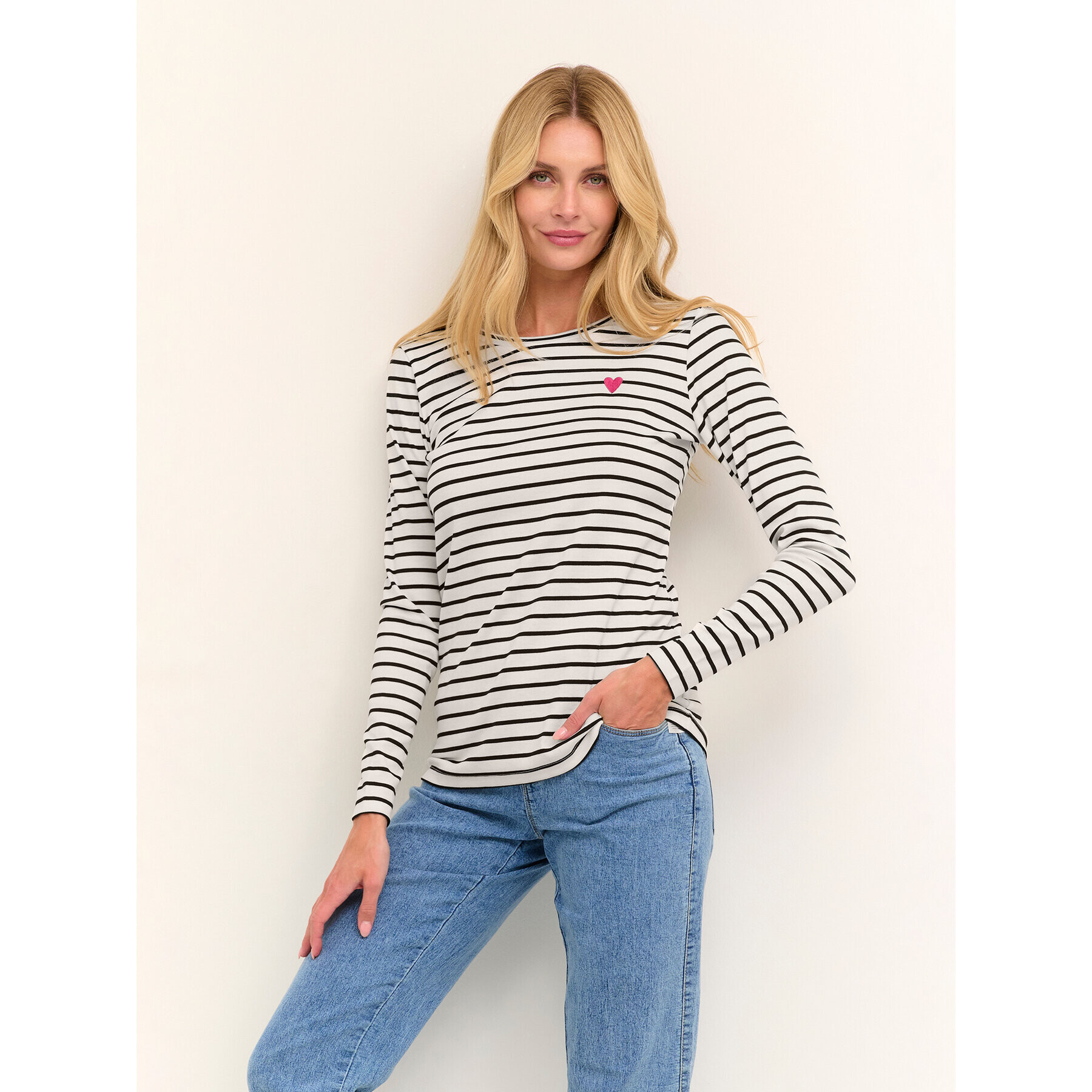 Kaffe Блуза Liddy 10502821 Бял Regular Fit - Pepit.bg