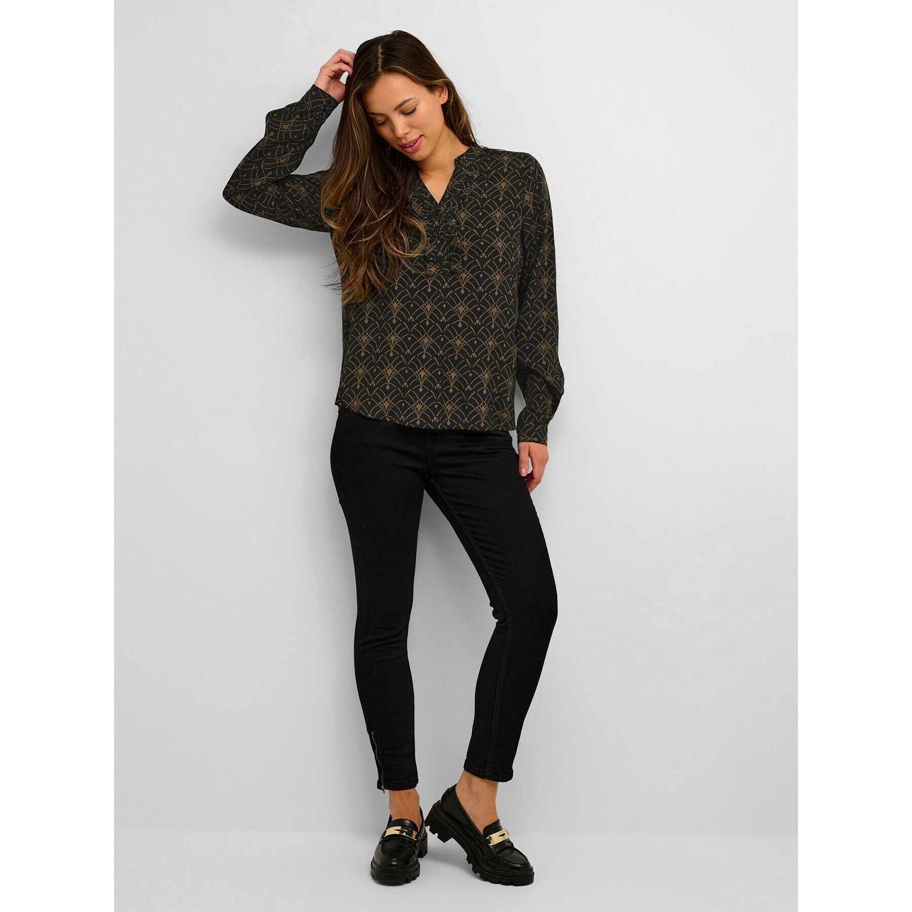 Kaffe Блуза Mira 10506985 Черен Regular Fit - Pepit.bg