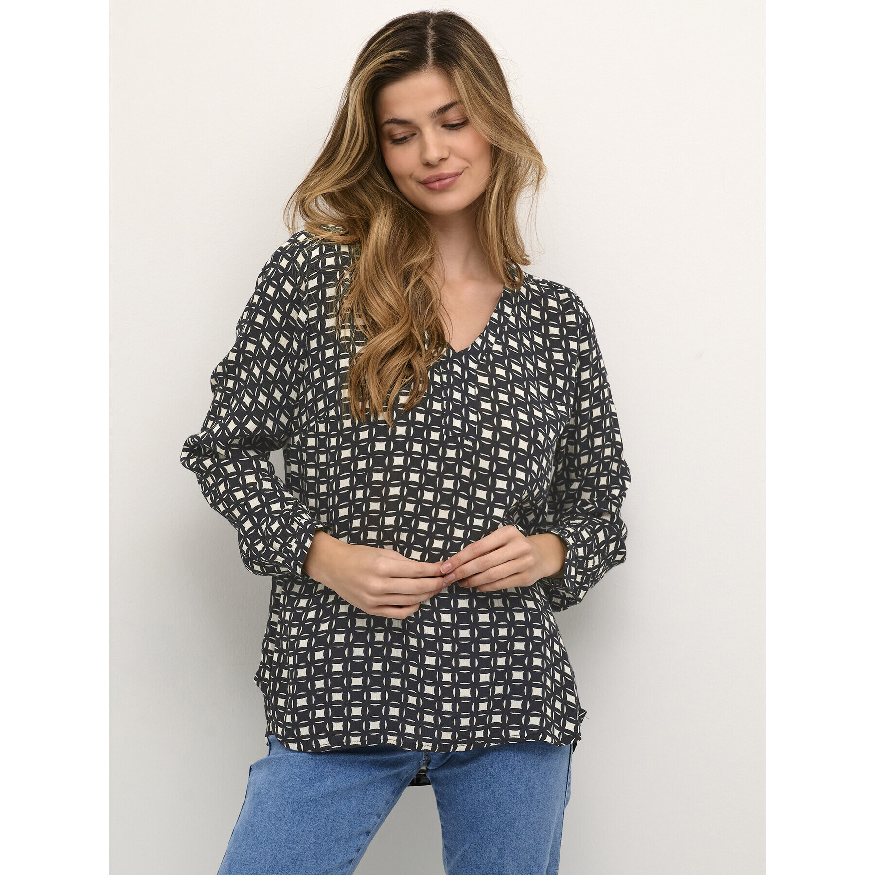 Kaffe Блуза Nilia 10507377 Черен Regular Fit - Pepit.bg