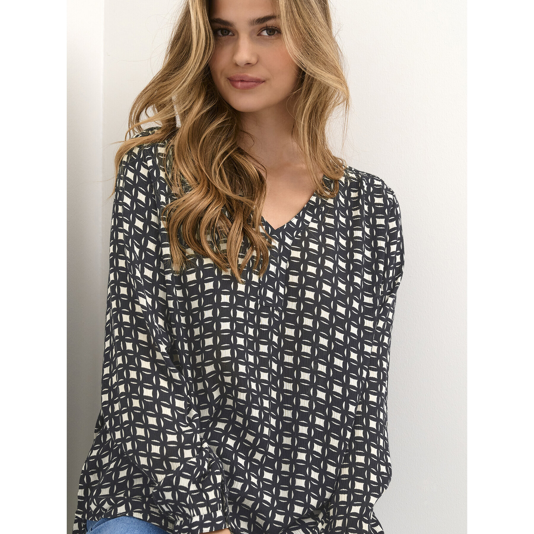 Kaffe Блуза Nilia 10507377 Черен Regular Fit - Pepit.bg