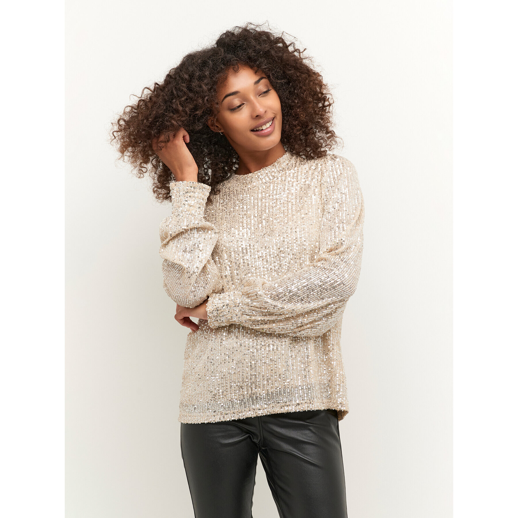 Kaffe Блуза Sille 10507046 Екрю Regular Fit - Pepit.bg