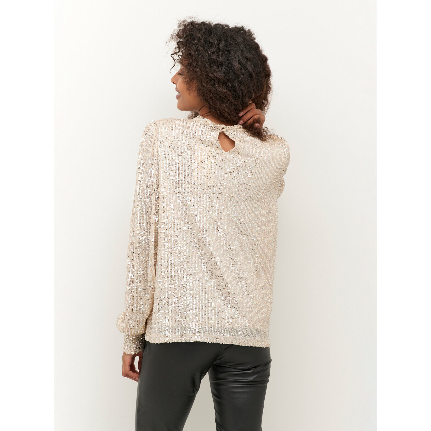 Kaffe Блуза Sille 10507046 Екрю Regular Fit - Pepit.bg