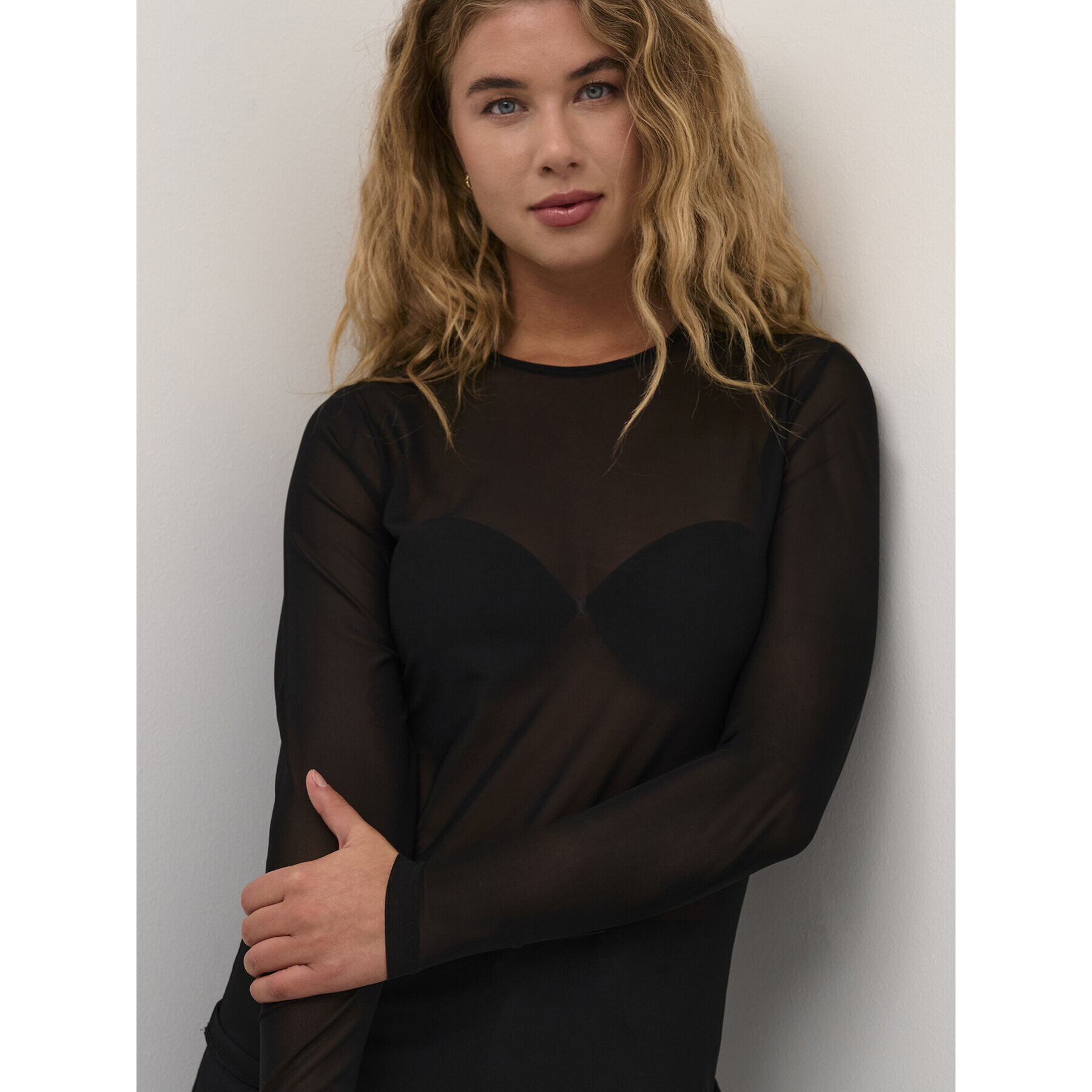 Kaffe Блуза Solla 10551939 Черен Regular Fit - Pepit.bg