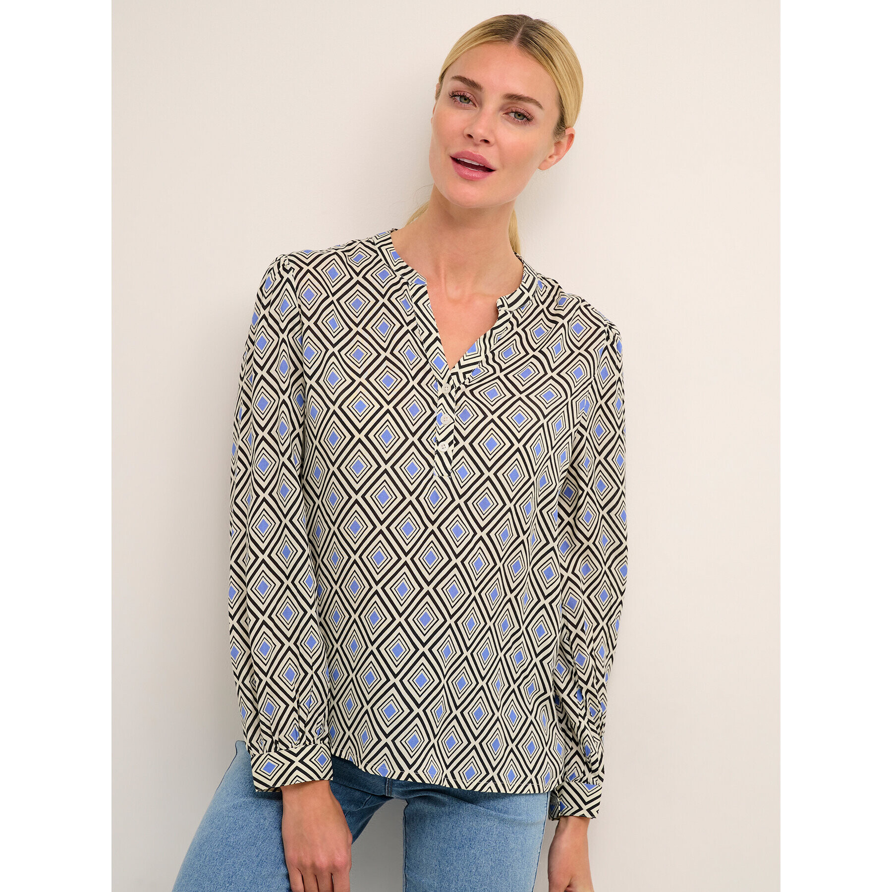 Kaffe Блуза Somia 10507259 Черен Loose Fit - Pepit.bg