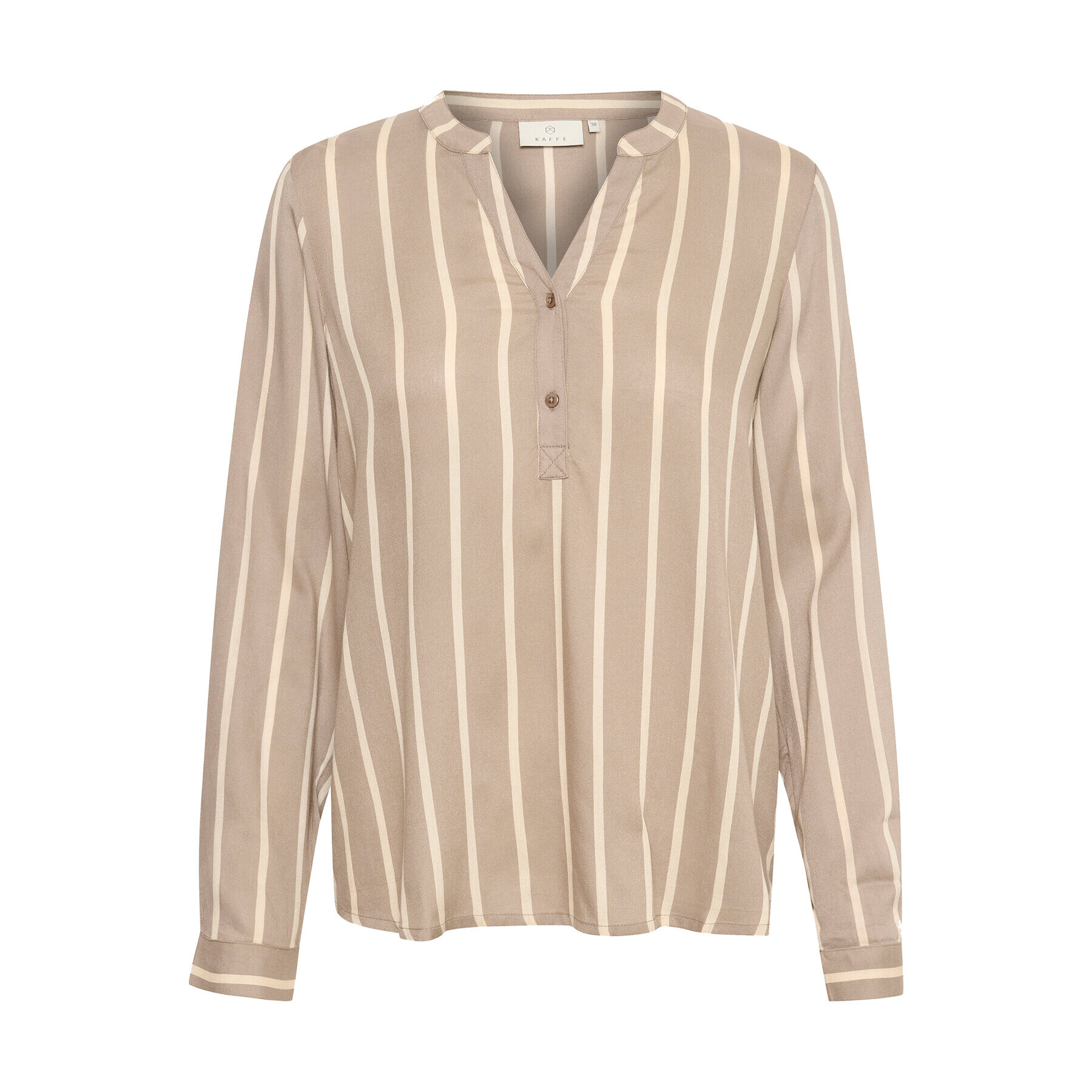 Kaffe Блуза Stridy 10504279 Бежов Regular Fit - Pepit.bg