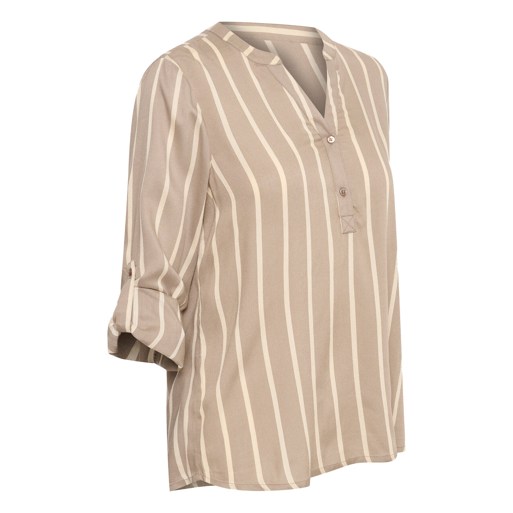 Kaffe Блуза Stridy 10504279 Бежов Regular Fit - Pepit.bg