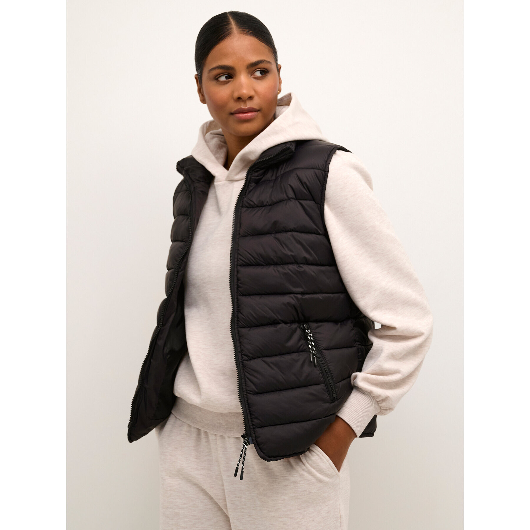 Kaffe Елек Lira 10507668 Черен Regular Fit - Pepit.bg