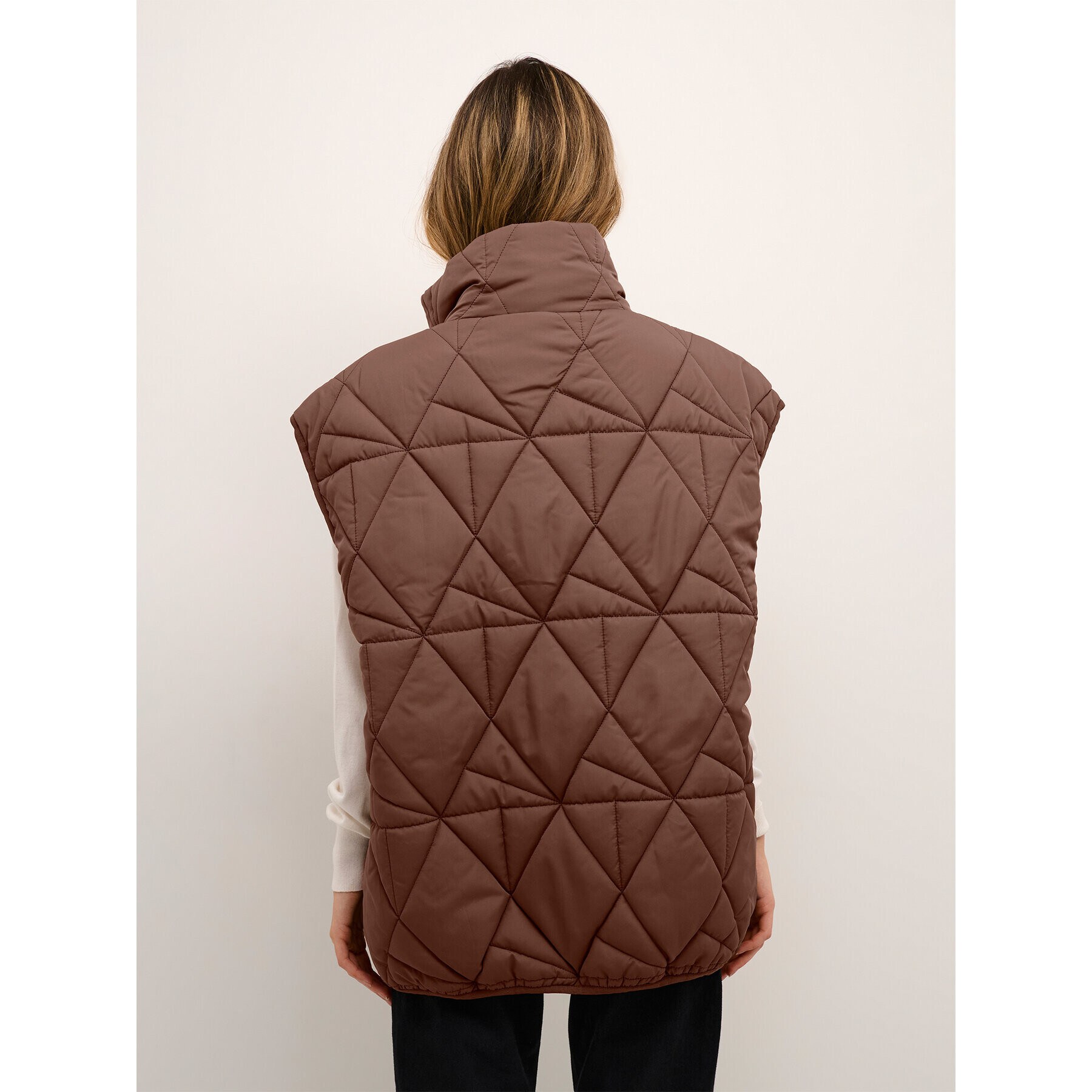 Kaffe Елек Pili 10507611 Кафяв Regular Fit - Pepit.bg