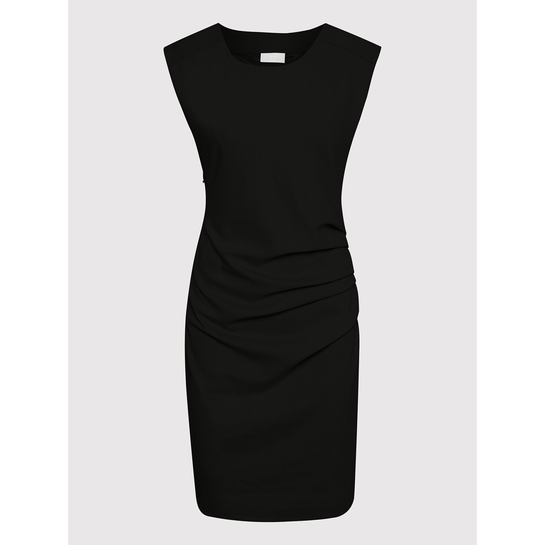 Kaffe Коктейлна рокля India 501002 Черен Slim Fit - Pepit.bg