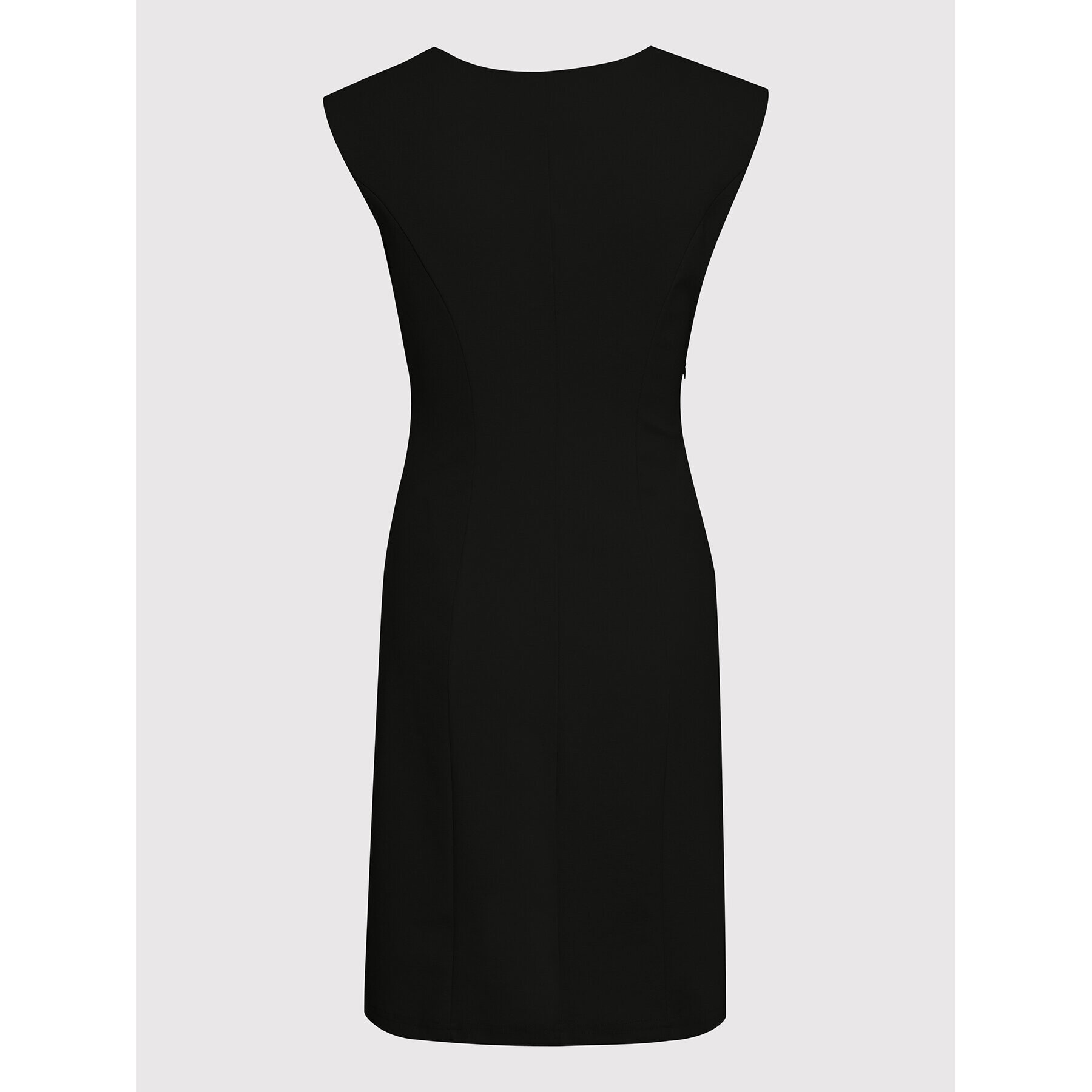 Kaffe Коктейлна рокля India 501002 Черен Slim Fit - Pepit.bg