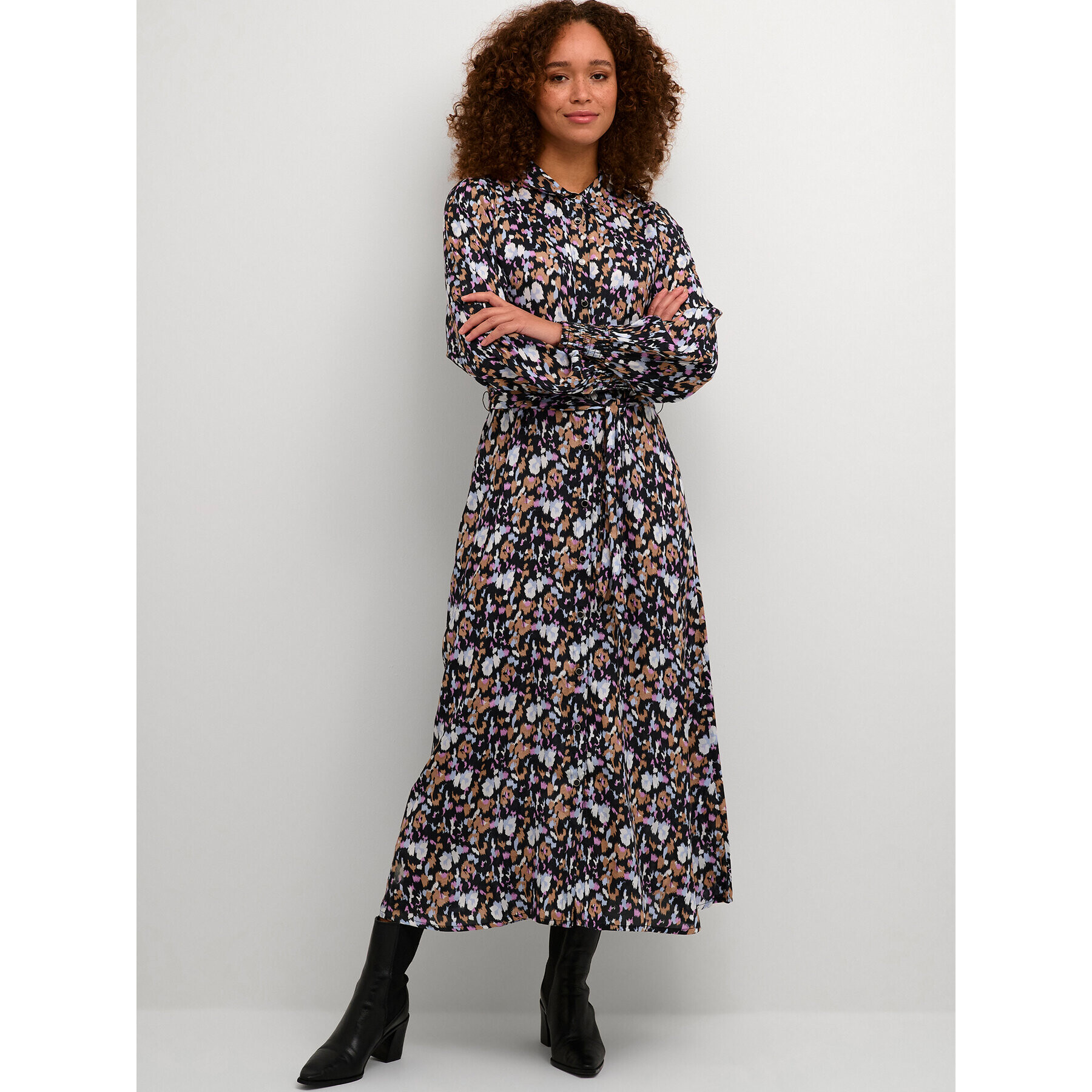 Kaffe Ежедневна рокля Obina 10507278 Черен Regular Fit - Pepit.bg