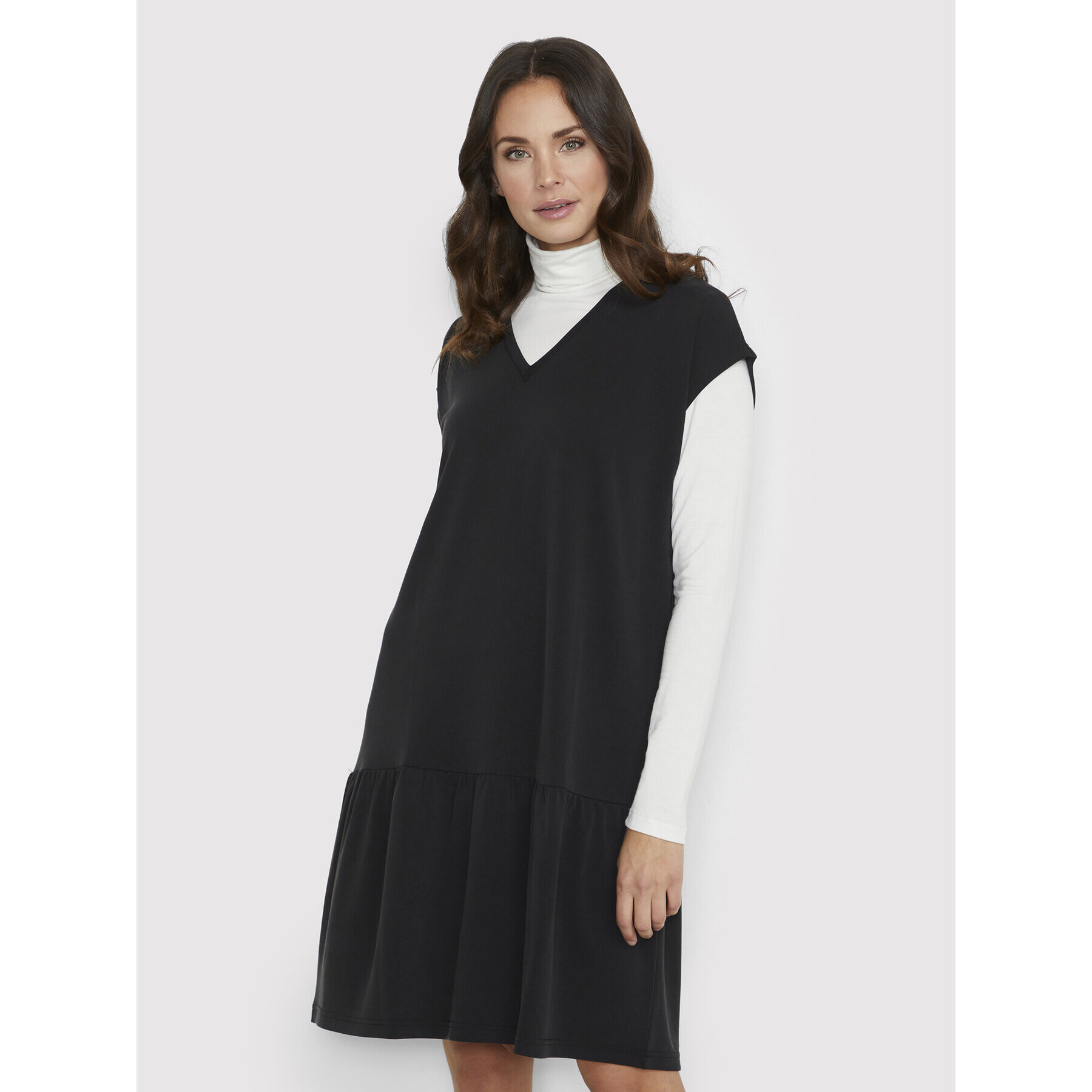Kaffe Ежедневна рокля Lissie 10506682 Черен Regular Fit - Pepit.bg