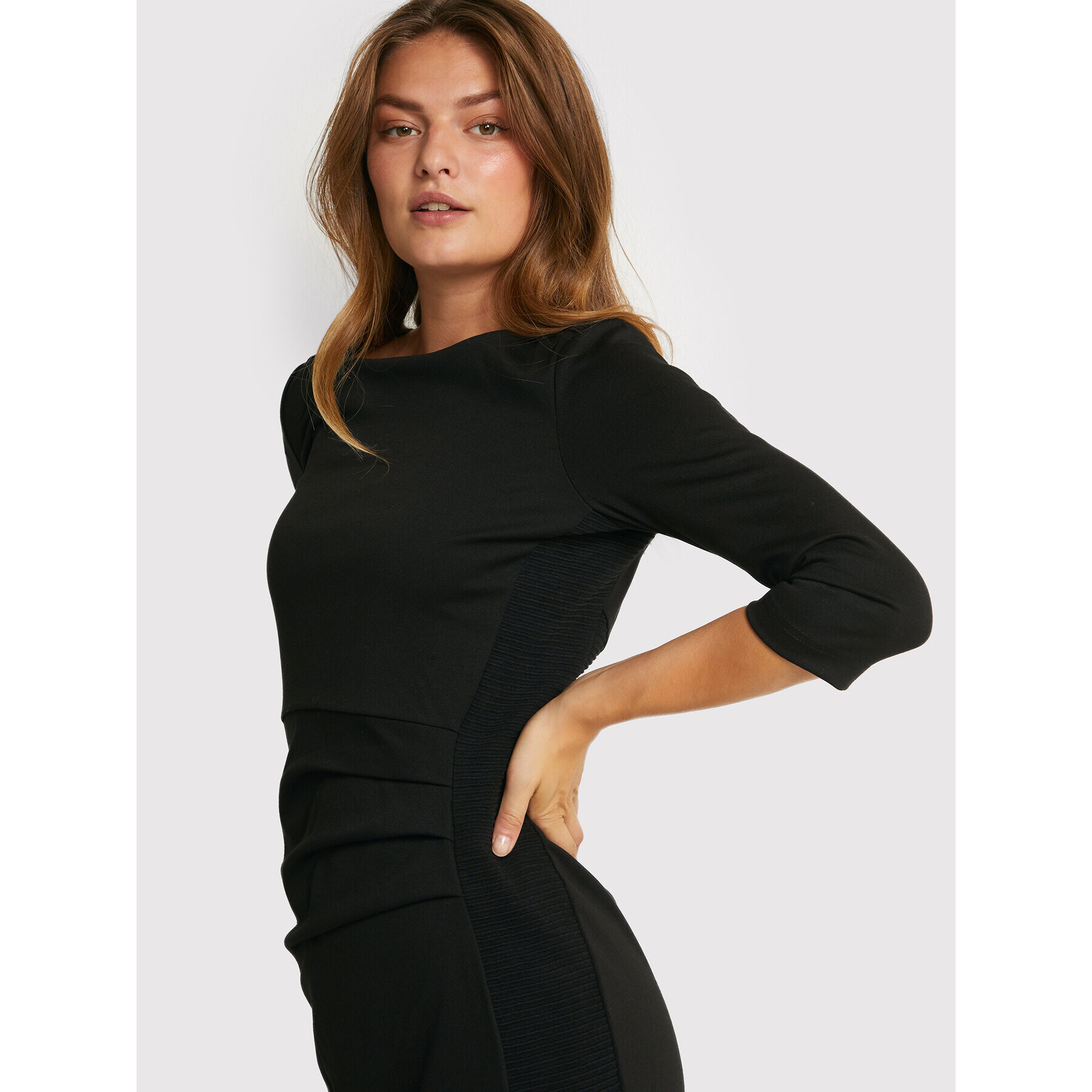 Kaffe Ежедневна рокля Sara 10505179 Черен Slim Fit - Pepit.bg