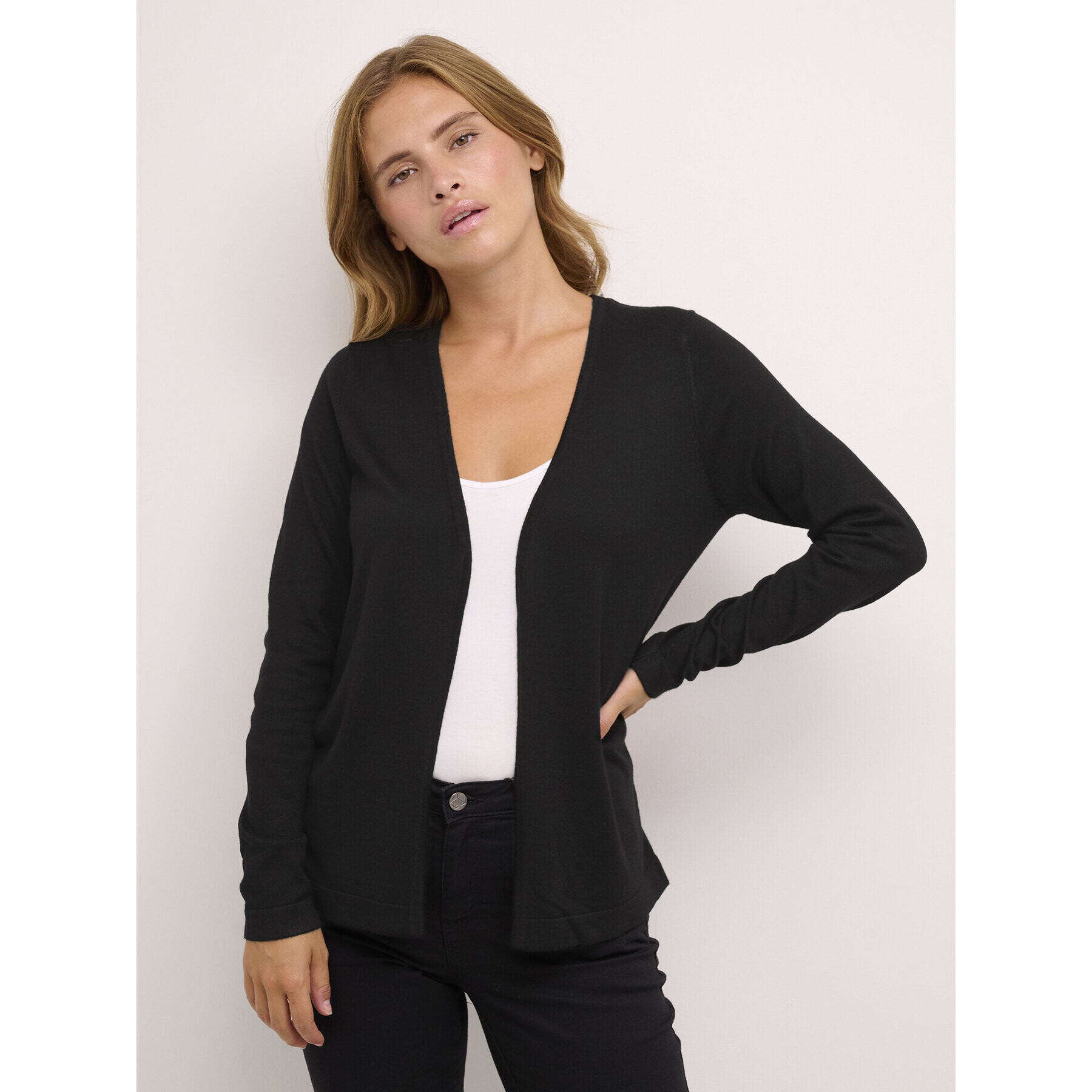 Kaffe Кардиган Fenia 10551503 Черен Regular Fit - Pepit.bg