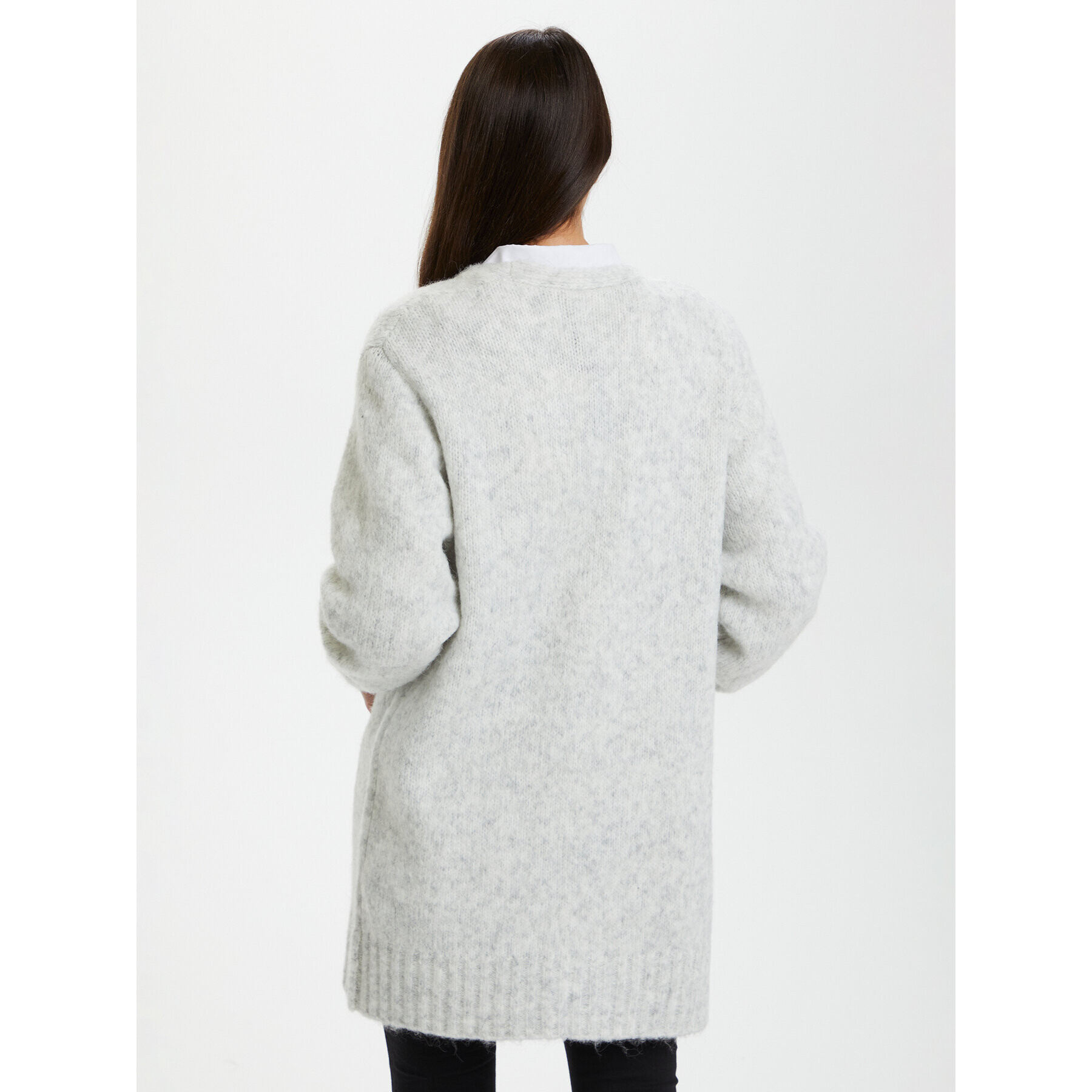Kaffe Кардиган Kaalioma 10505567 Сив Loose Fit - Pepit.bg