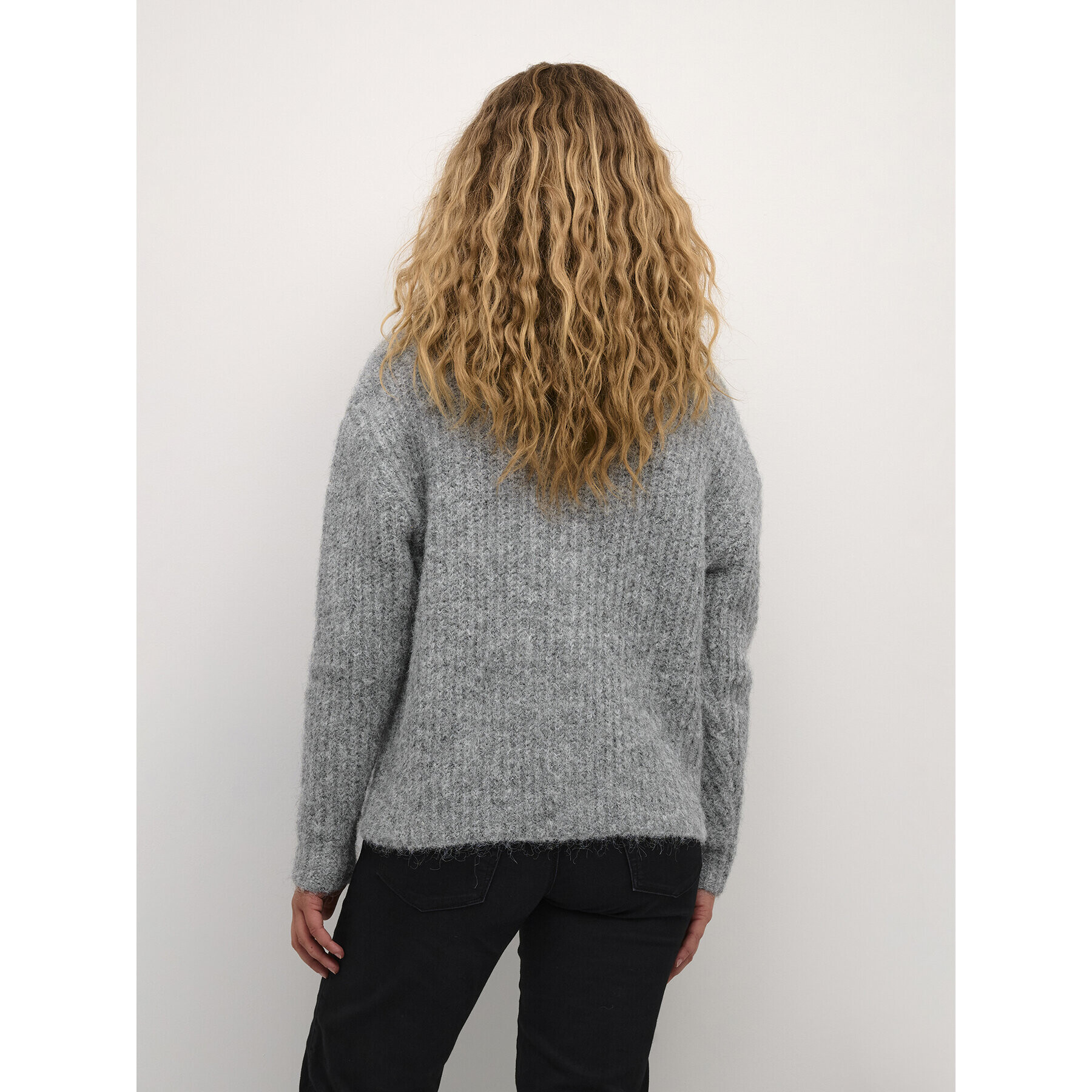 Kaffe Кардиган Kaane 10507843 Сив Loose Fit - Pepit.bg