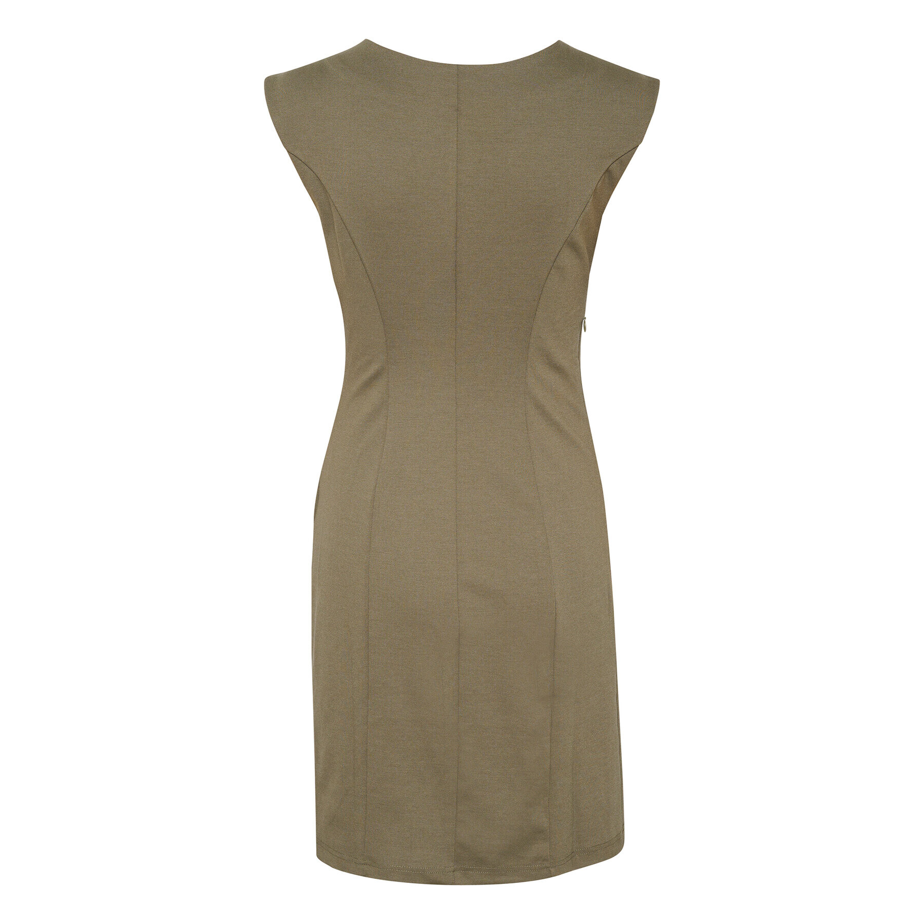 Kaffe Коктейлна рокля India 501002 Зелен Slim Fit - Pepit.bg