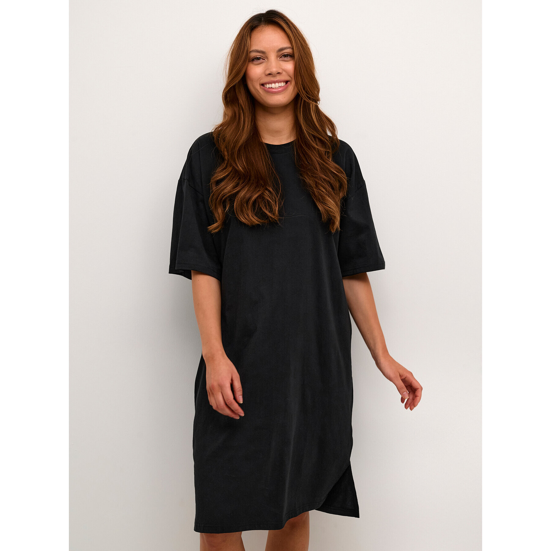 Kaffe Лятна рокля Edna 10507666 Черен Regular Fit - Pepit.bg