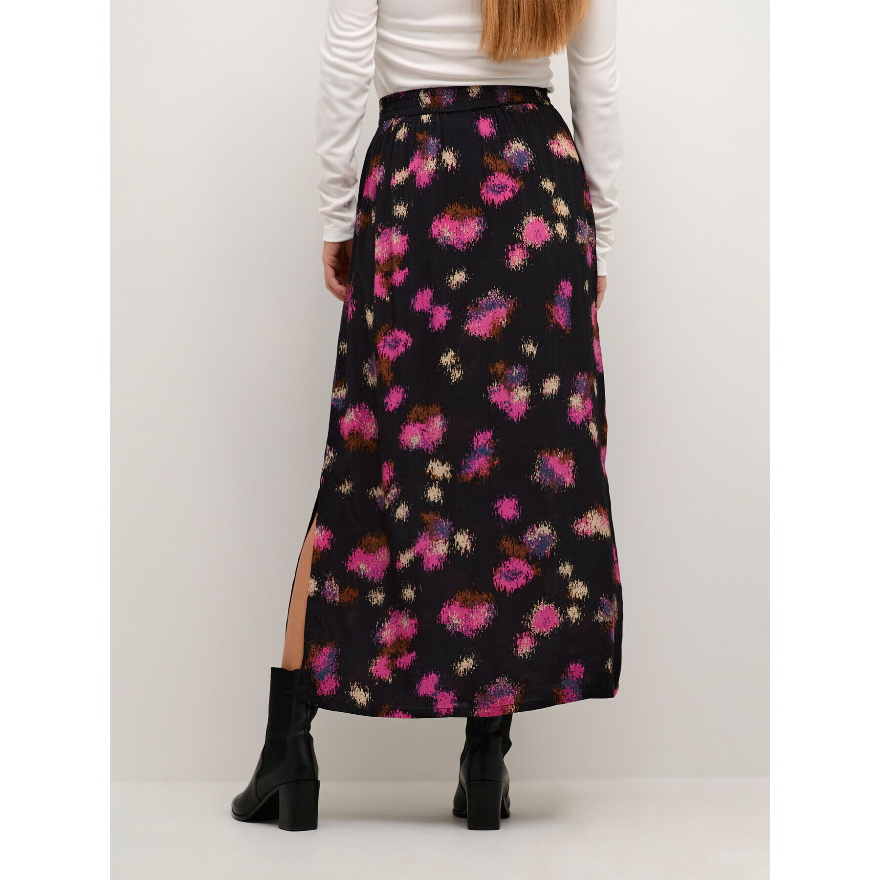 Kaffe Миди пола Lita 10507603 Черен Regular Fit - Pepit.bg