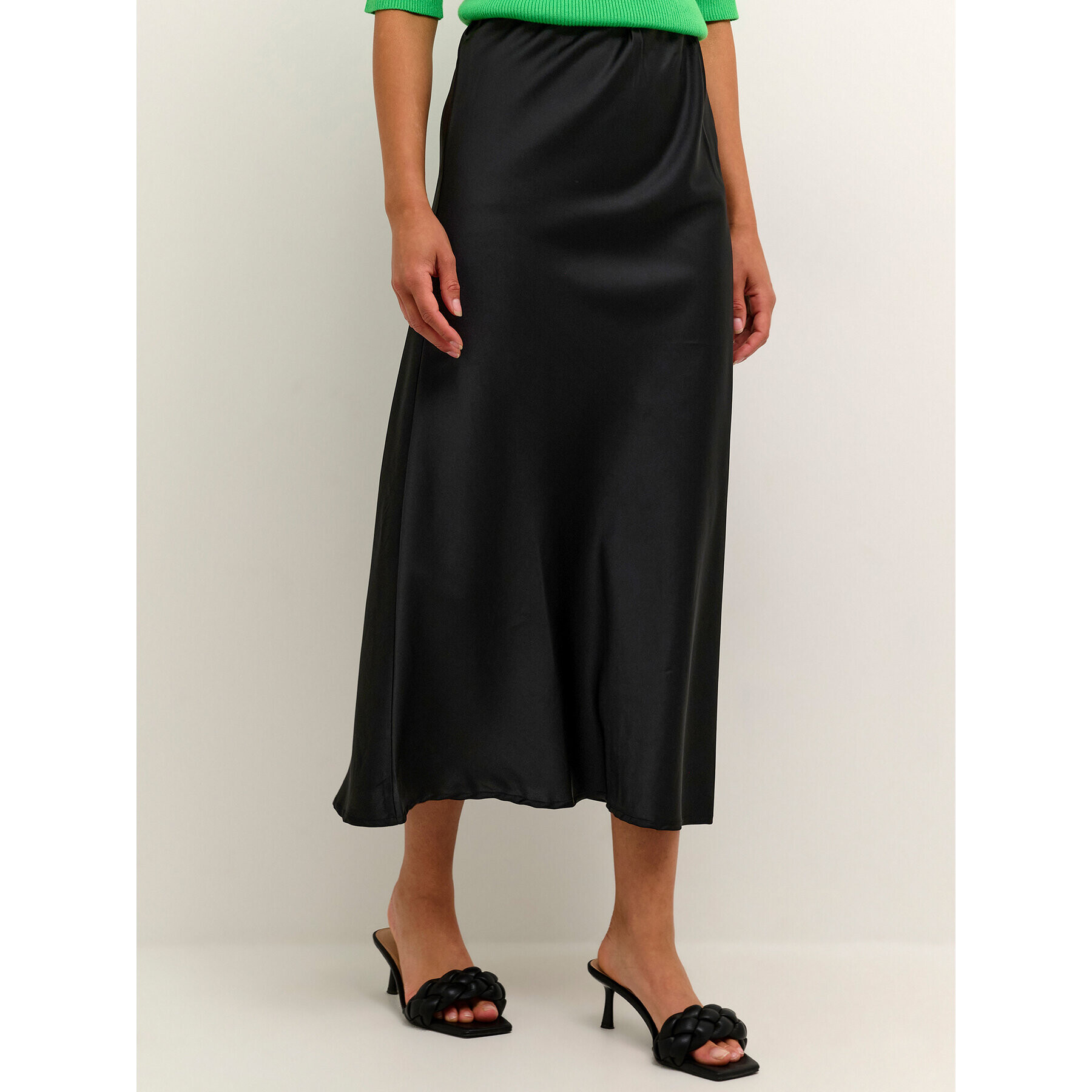 Kaffe Миди пола Sasmina 10507456 Черен Regular Fit - Pepit.bg
